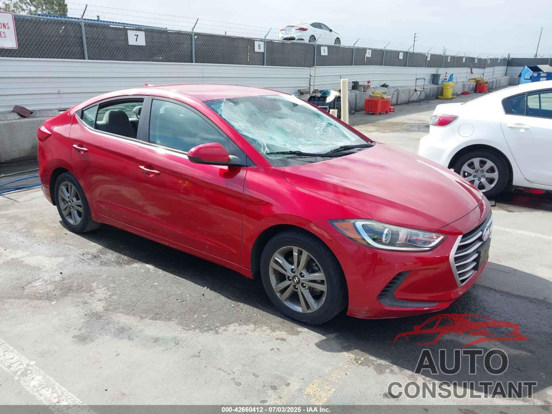 HYUNDAI ELANTRA 2017 - 5NPD84LF8HH067171