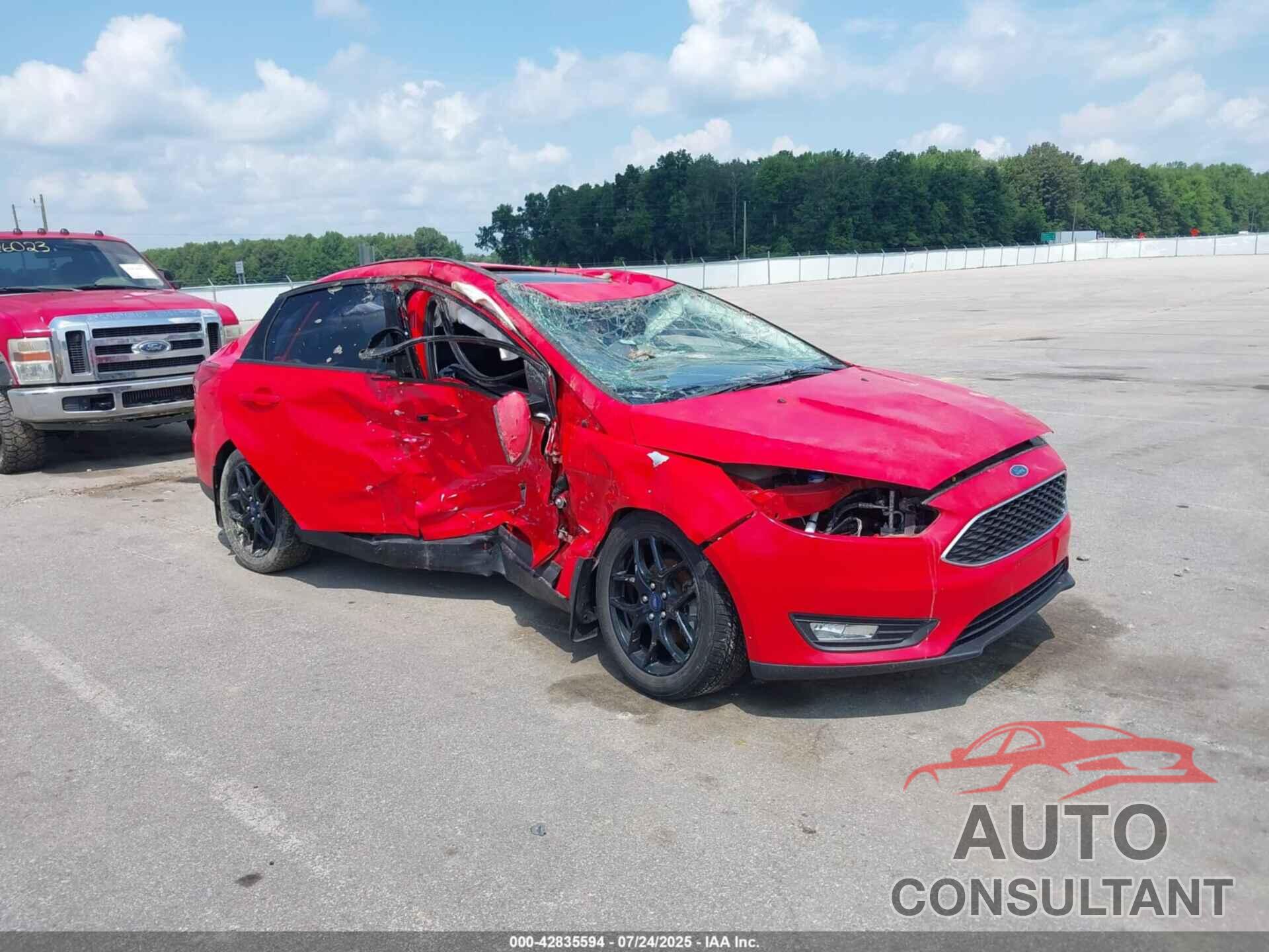FORD FOCUS 2016 - 1FADP3F25GL314507