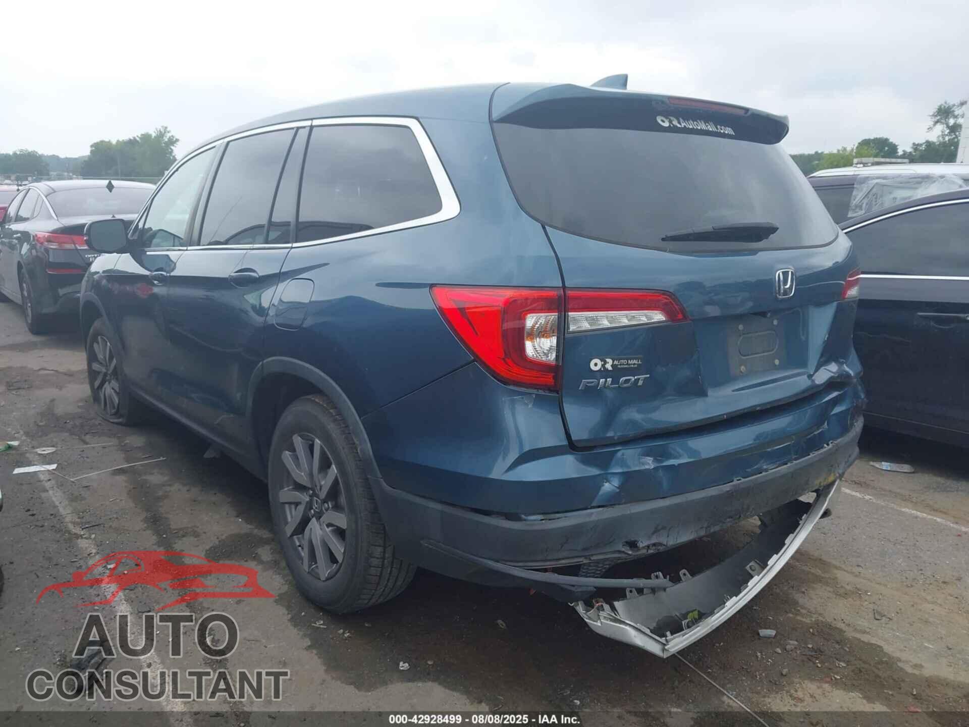HONDA PILOT 2019 - 5FNYF5H53KB021184