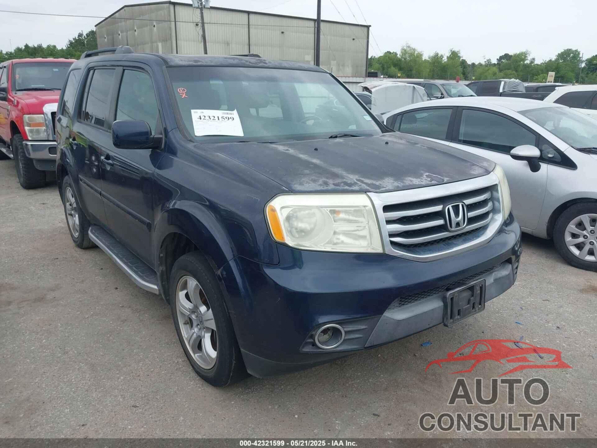 HONDA PILOT 2012 - 5FNYF3H50CB036361