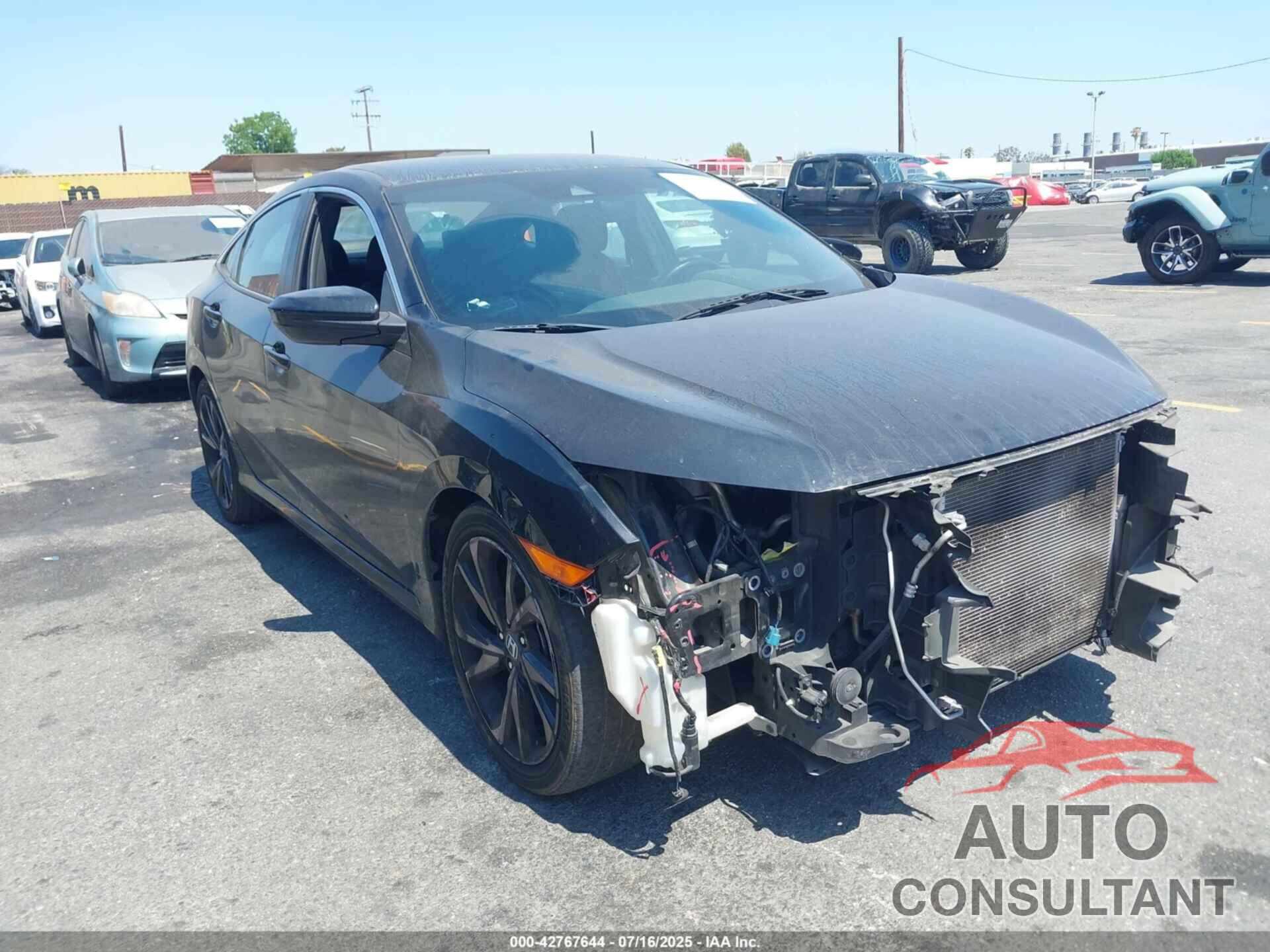 HONDA CIVIC 2019 - 2HGFC2F85KH591100