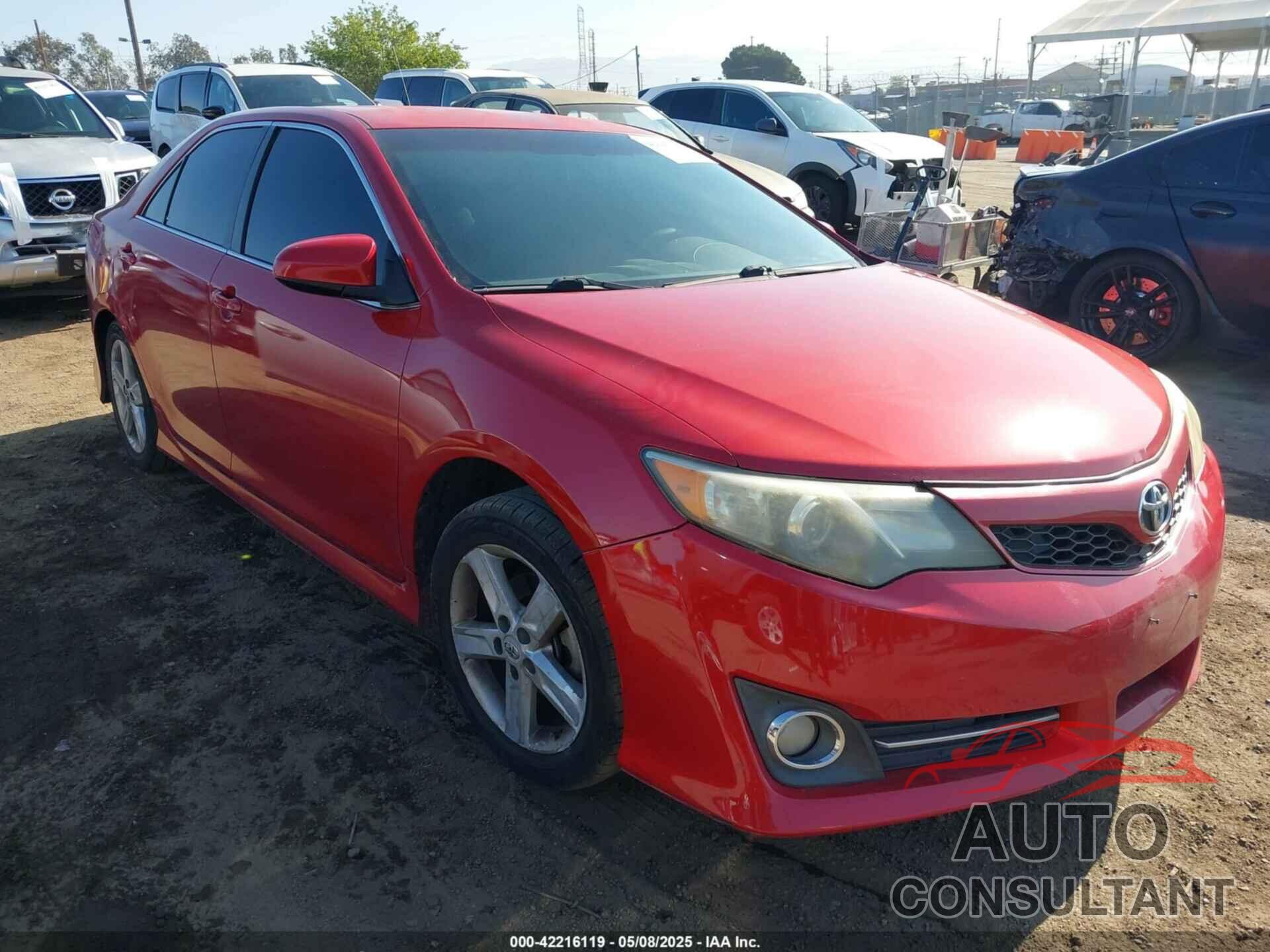 TOYOTA CAMRY 2012 - 4T1BF1FK8CU596280