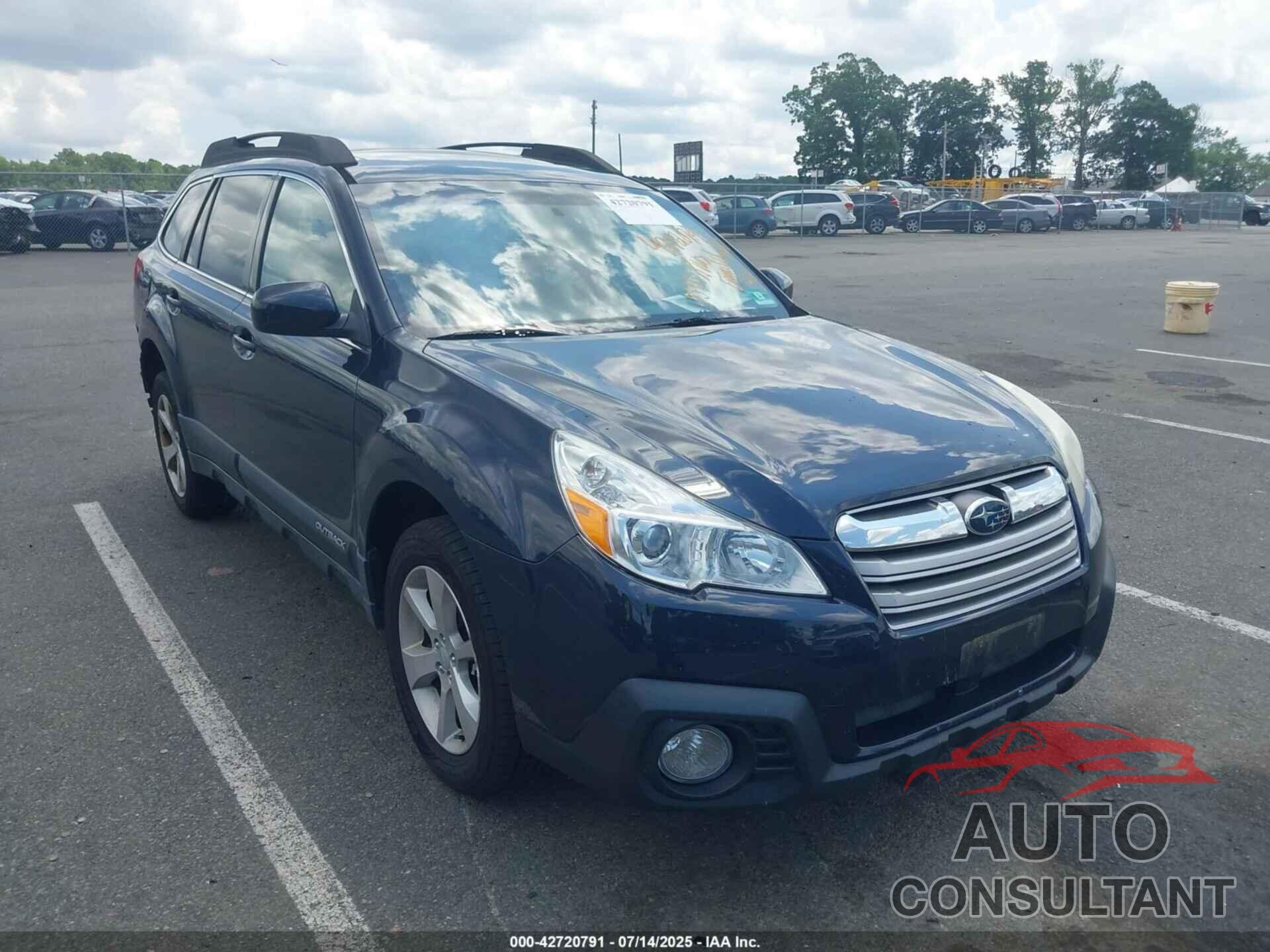 SUBARU OUTBACK 2013 - 4S4BRBGC1D3201769