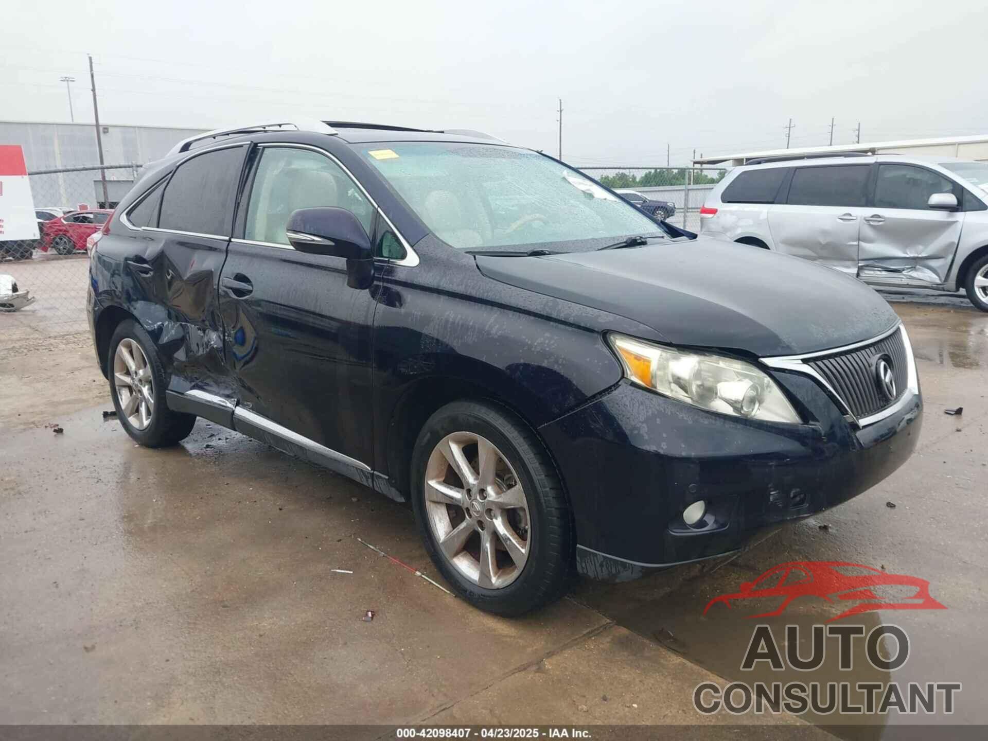 LEXUS RX 350 2010 - 2T2ZK1BA0AC029899