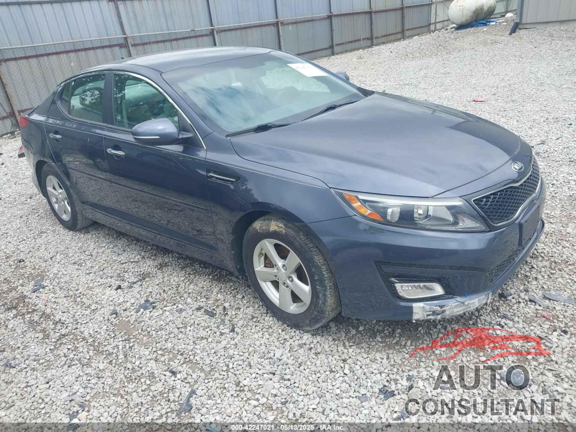 KIA OPTIMA 2015 - KNAGM4A74F5575202