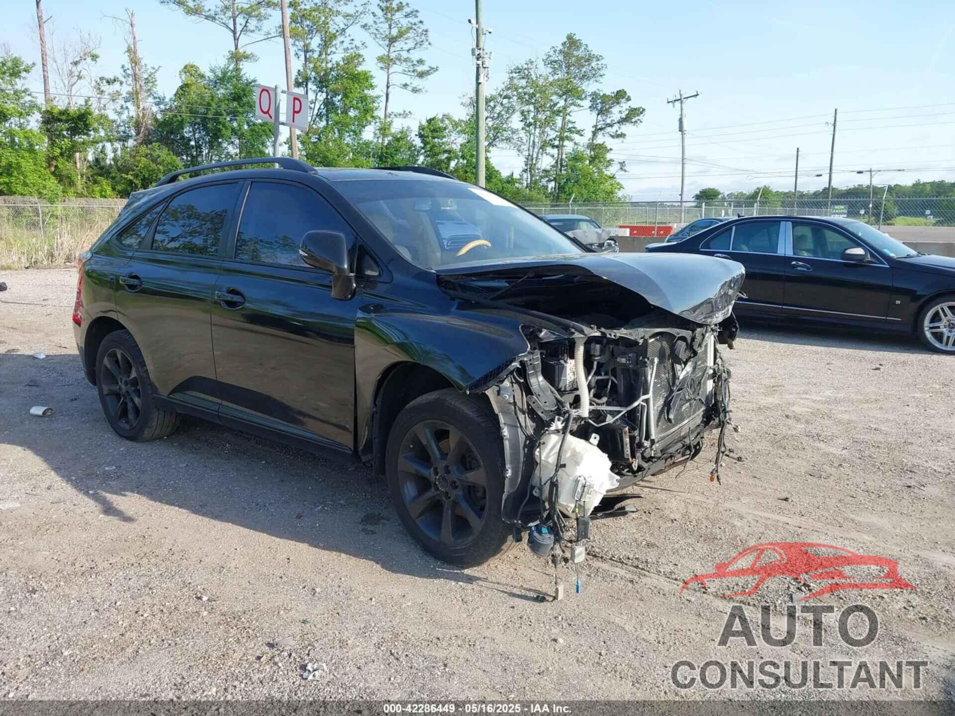 LEXUS RX 2012 - 2T2ZK1BA9CC065240