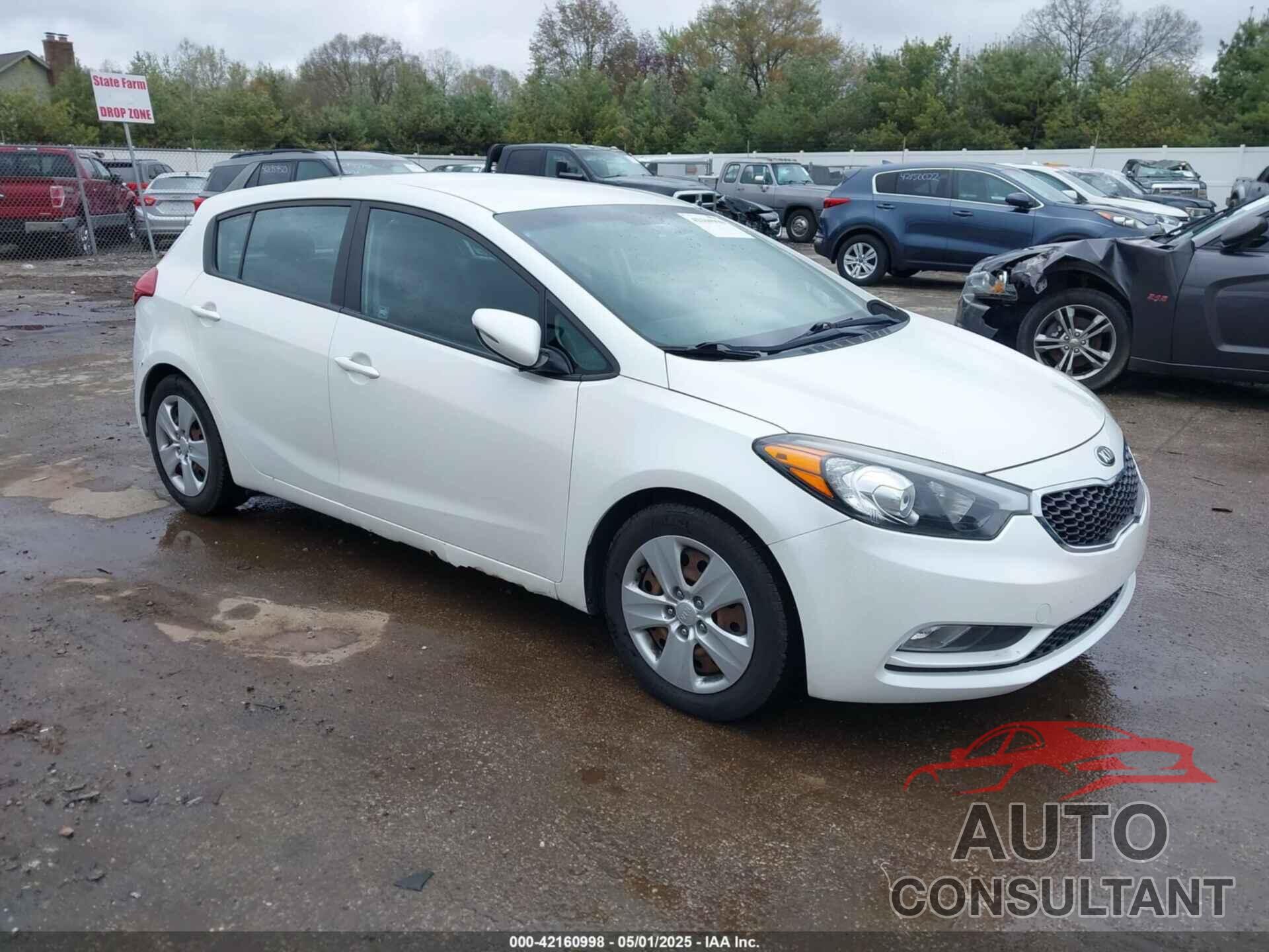 KIA FORTE 2016 - KNAFK5A82G5620977