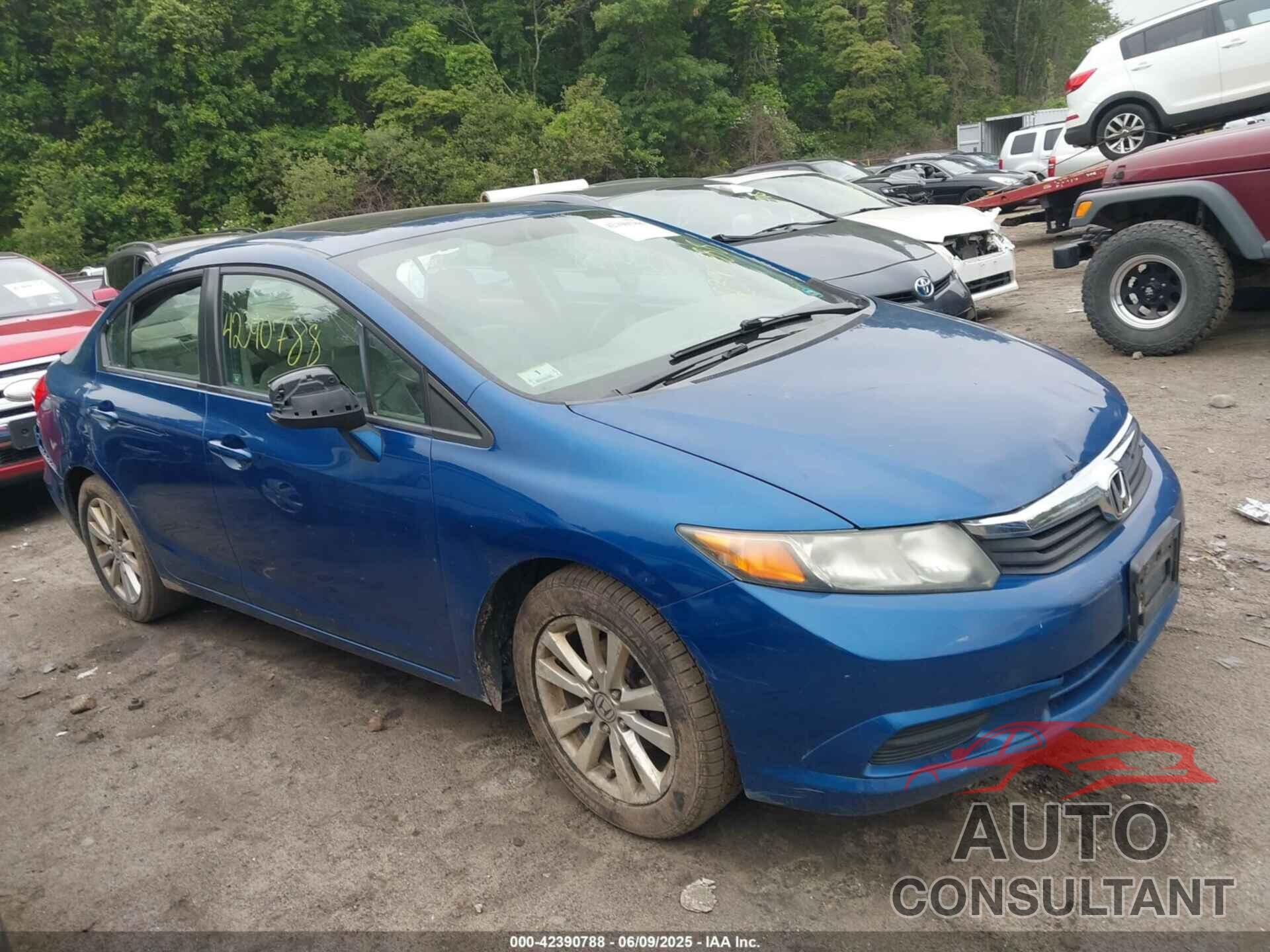 HONDA CIVIC 2012 - 19XFB2F93CE339904