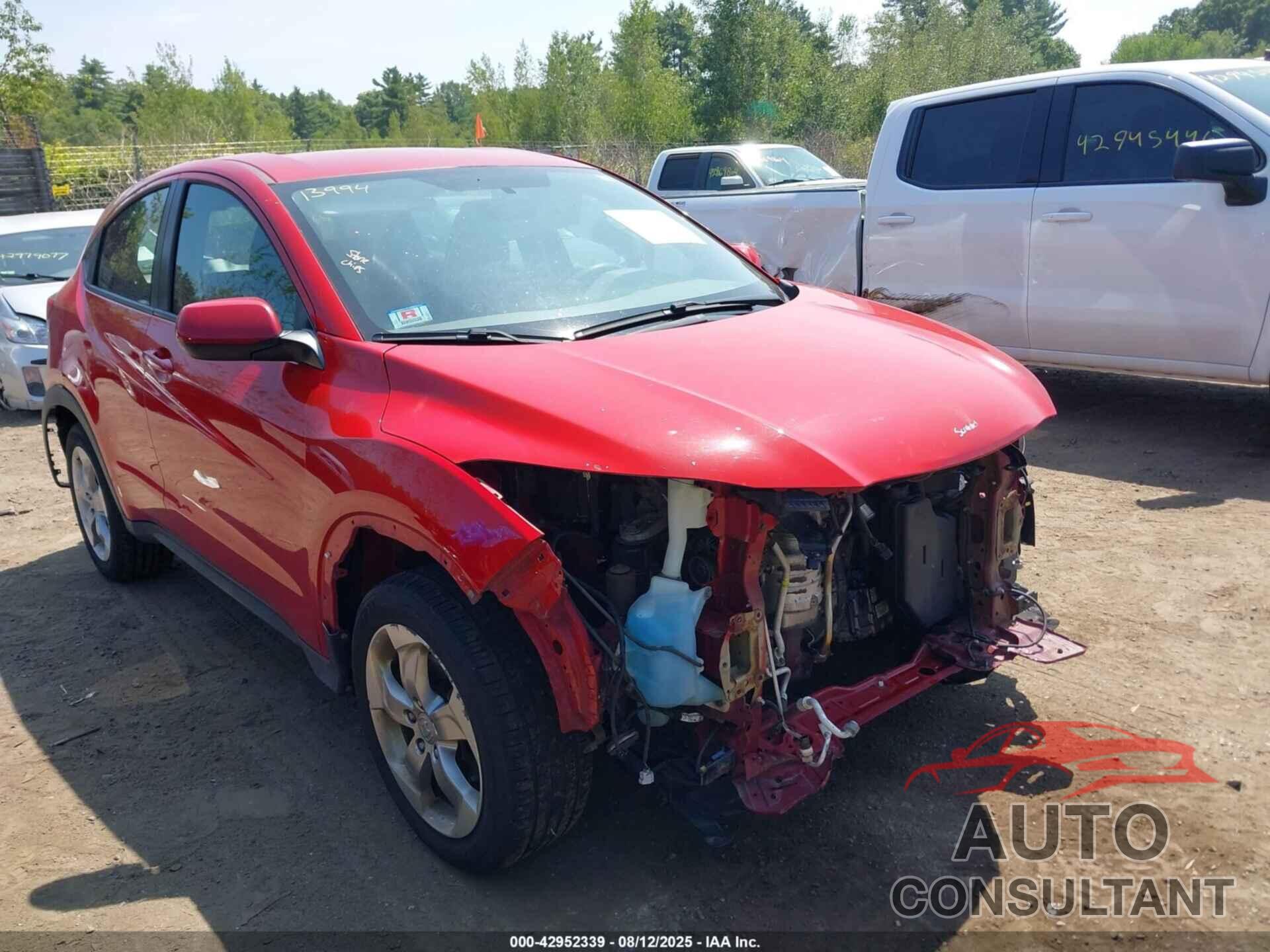 HONDA HR-V 2018 - 3CZRU6H31JG723604