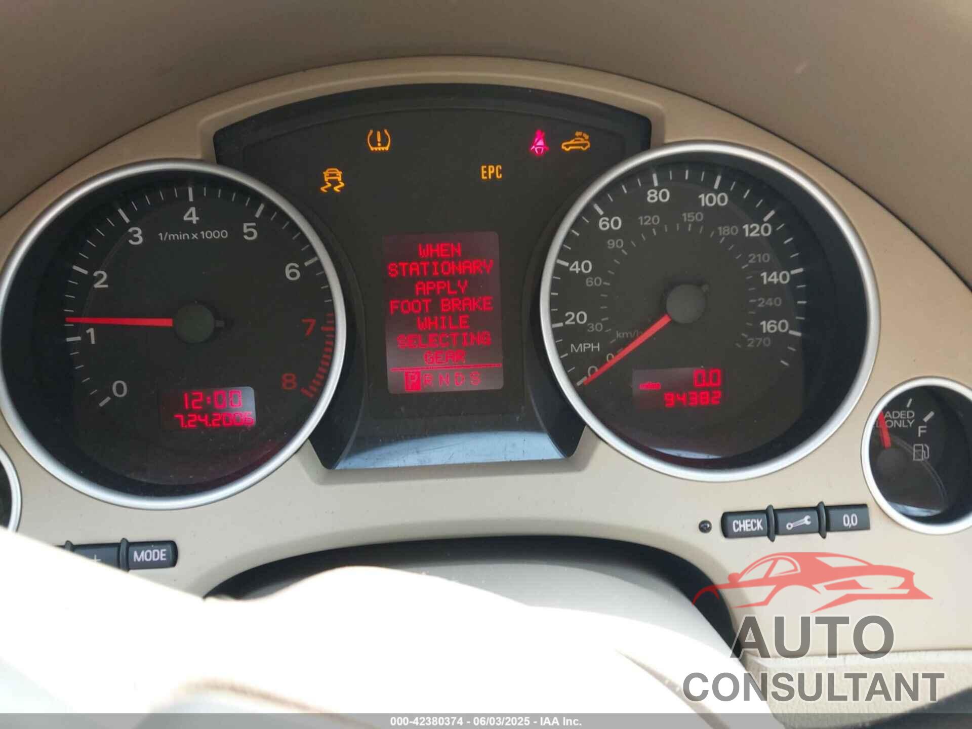 AUDI A4 2009 - WAUAF48H79K009202