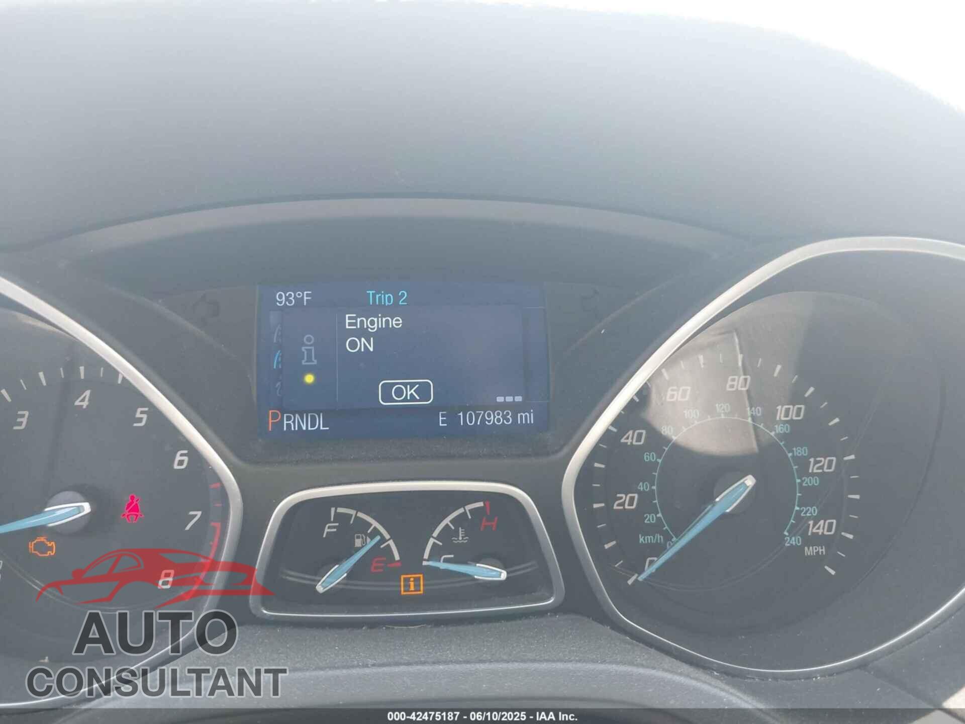 FORD FOCUS 2014 - 1FADP3F22EL166507