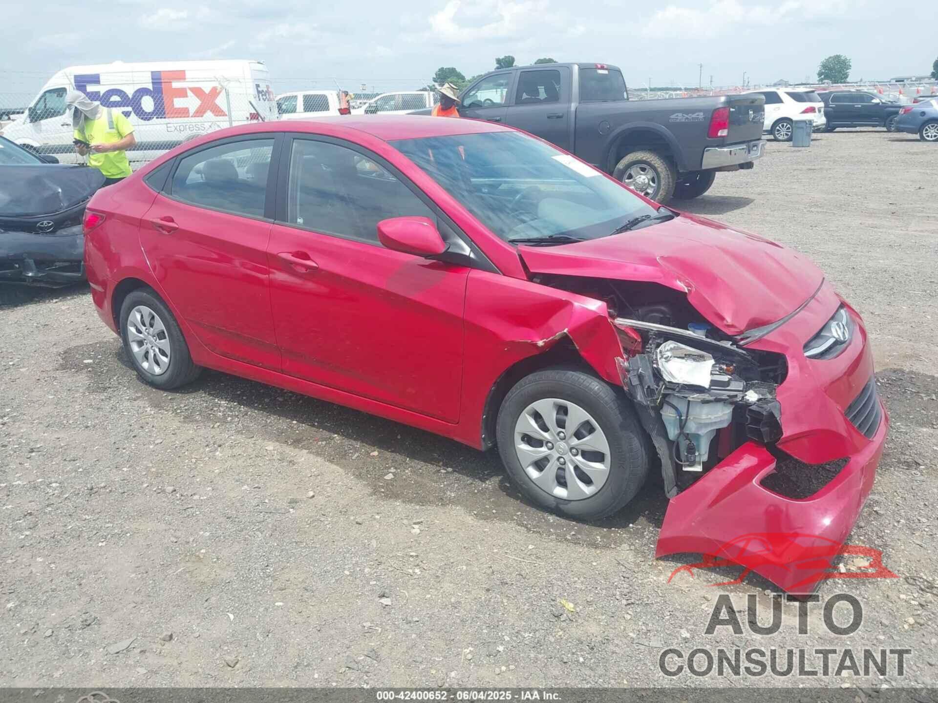 HYUNDAI ACCENT 2015 - KMHCT4AE5FU796358