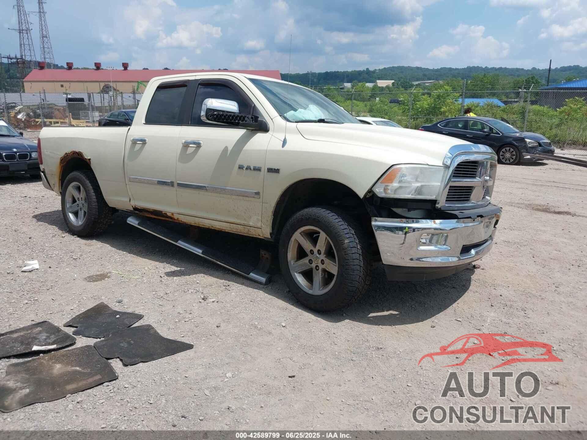 DODGE RAM 1500 2010 - 1D7RV1GT7AS234176
