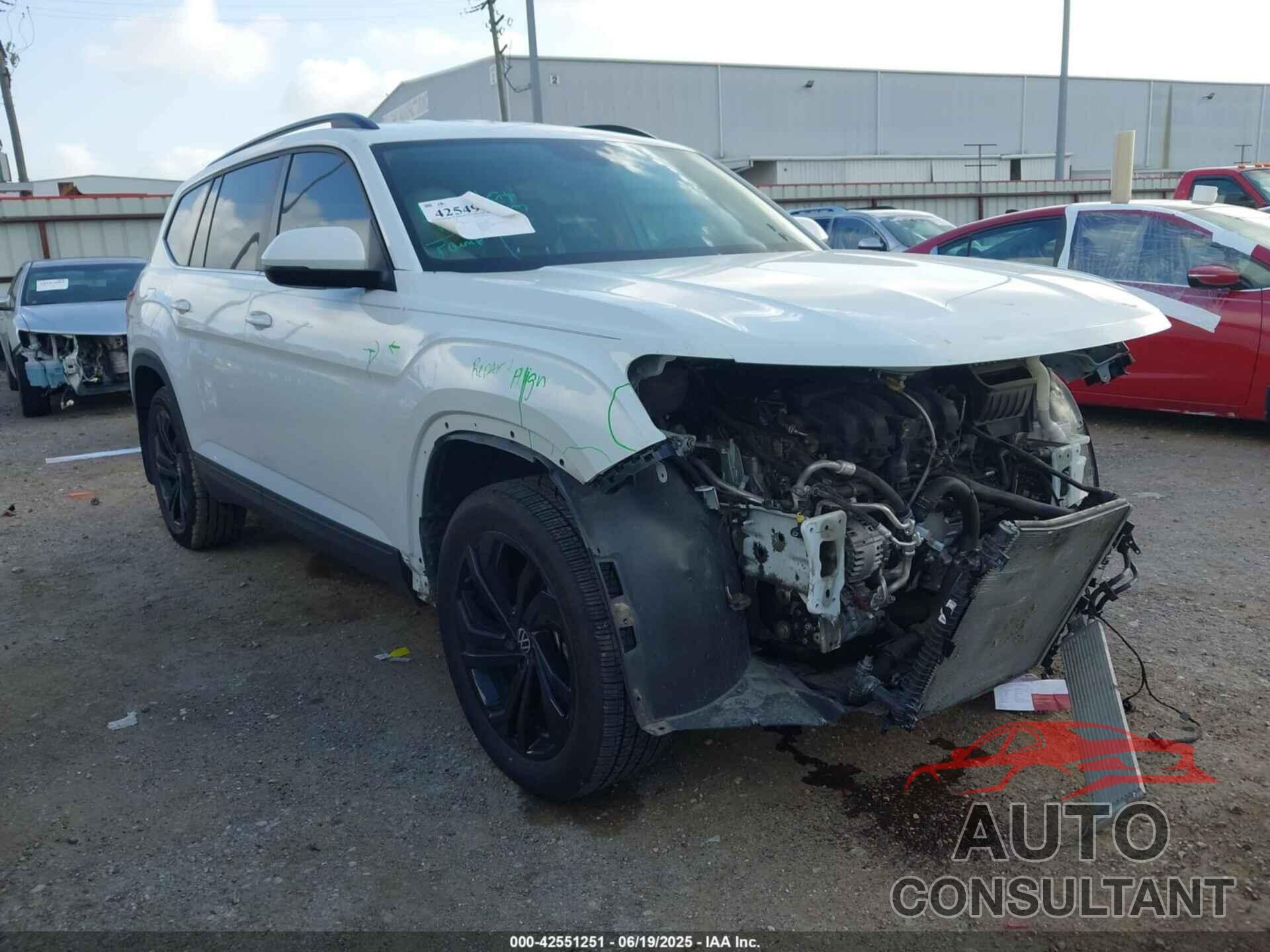 VOLKSWAGEN ATLAS 2022 - 1V2WR2CA8NC562216