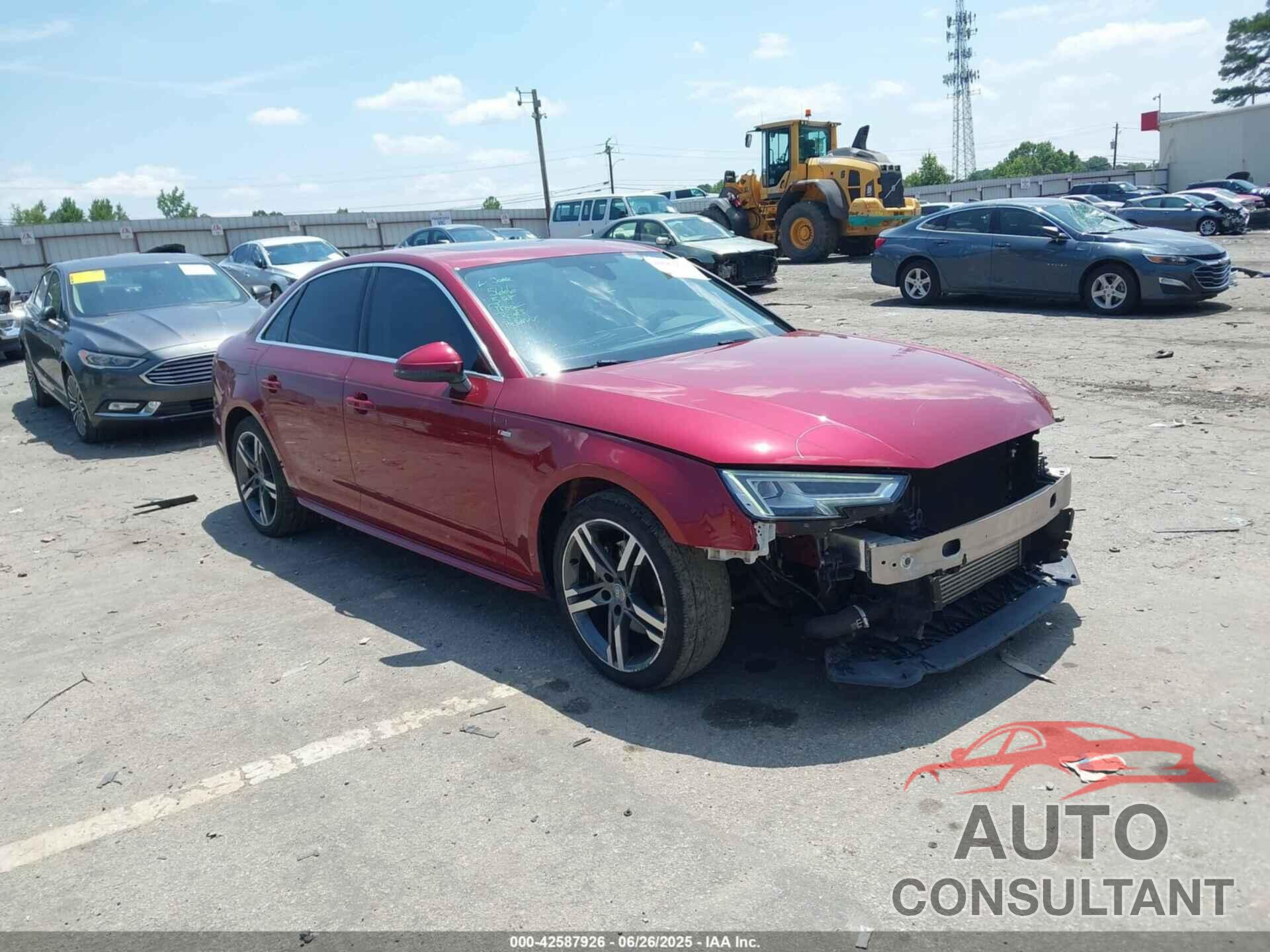 AUDI A4 2018 - WAULMAF42JA090858