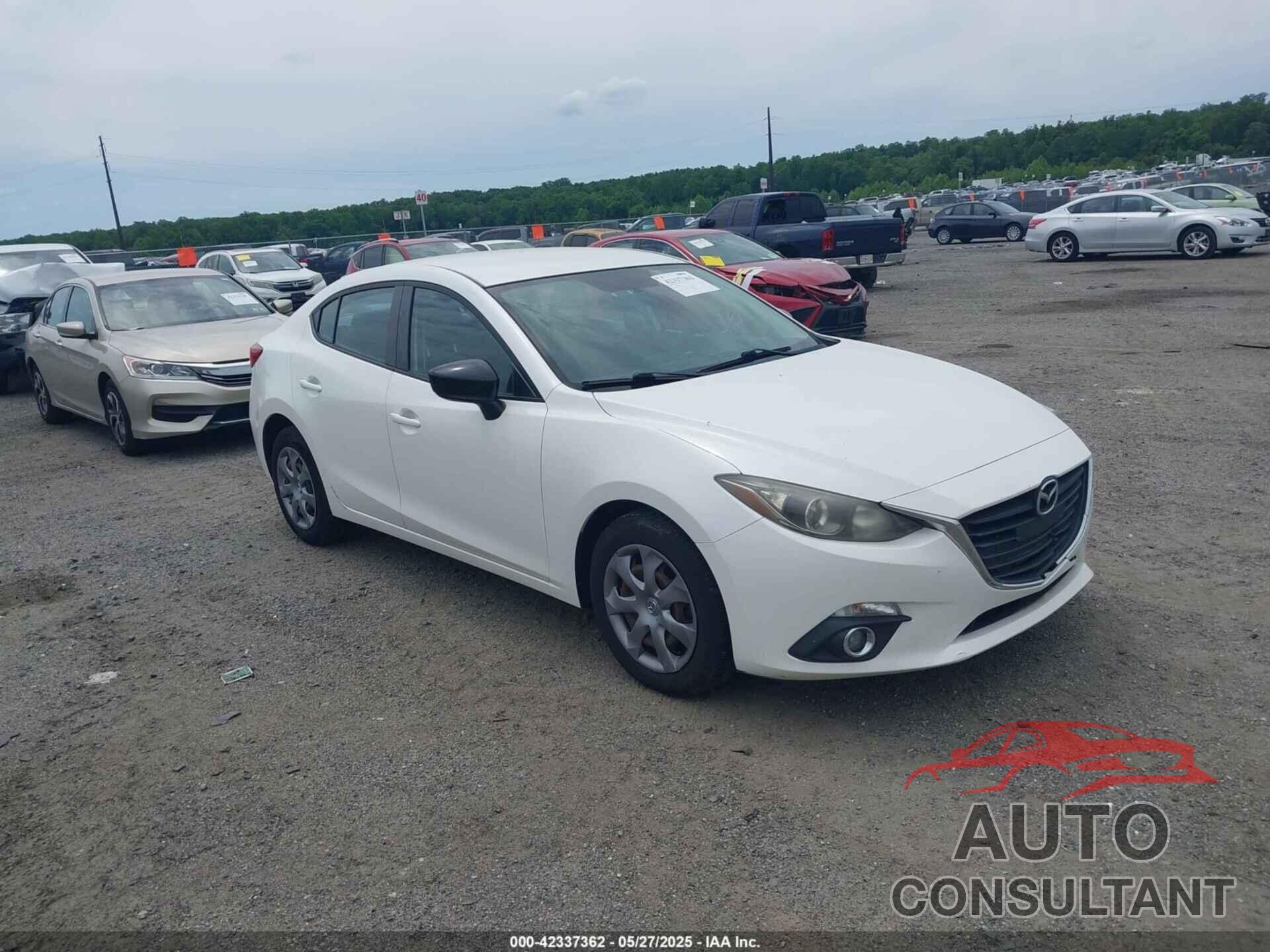 MAZDA MAZDA3 2015 - JM1BM1T78F1220307