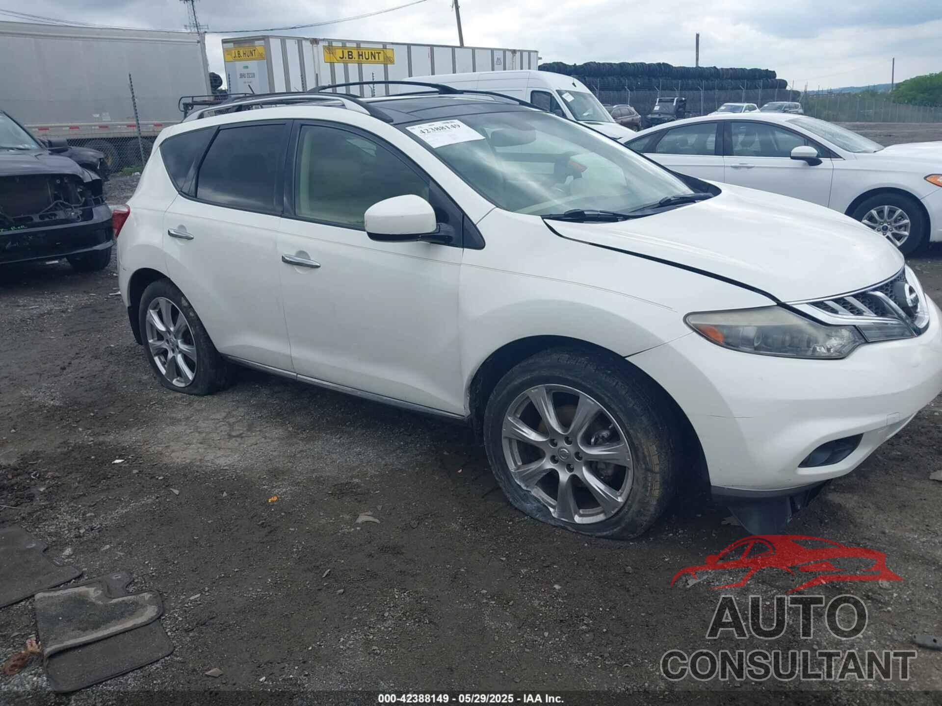 NISSAN MURANO 2013 - JN8AZ1MU4DW206345