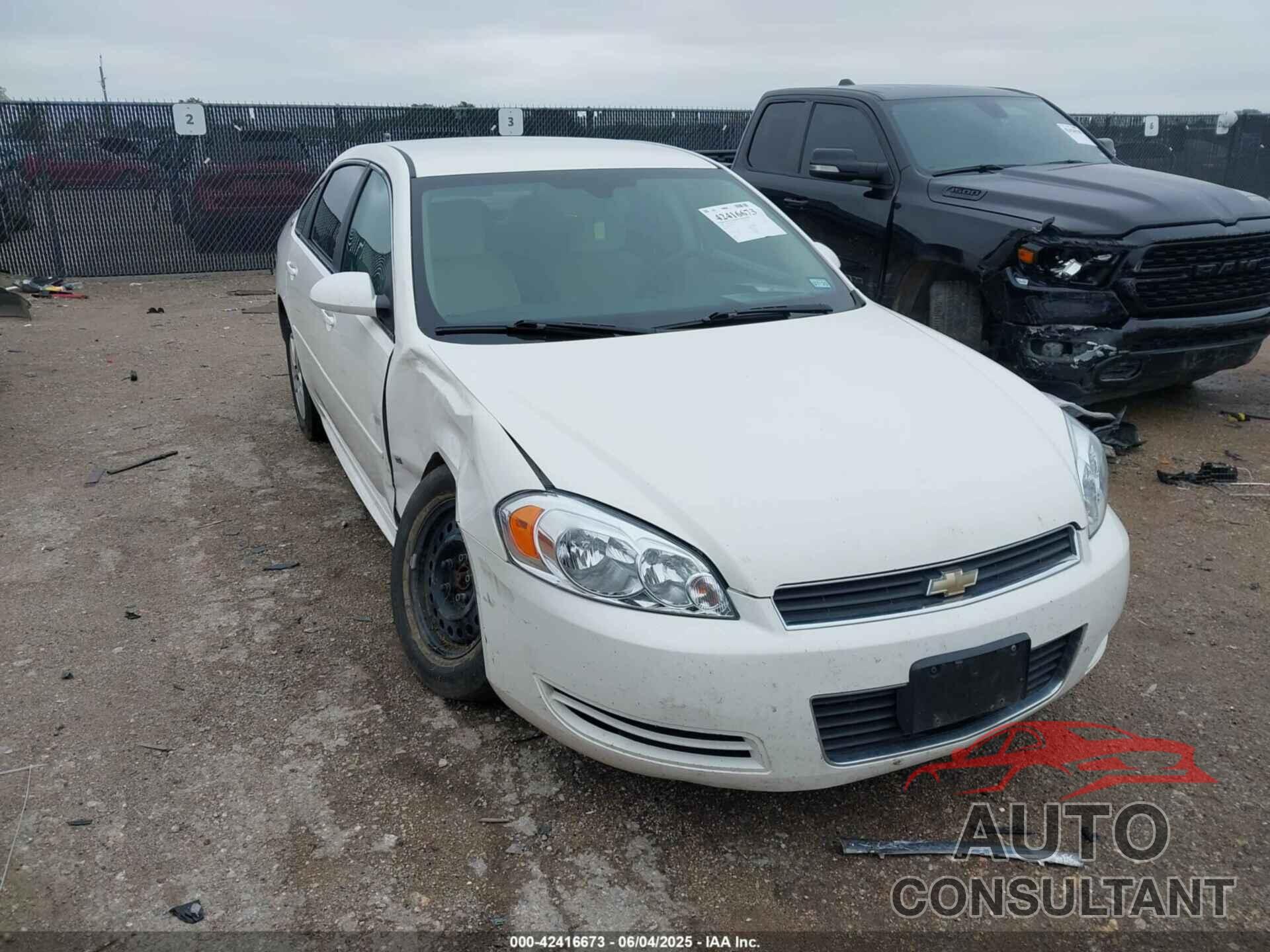 CHEVROLET IMPALA 2009 - 2G1WB57K491283425