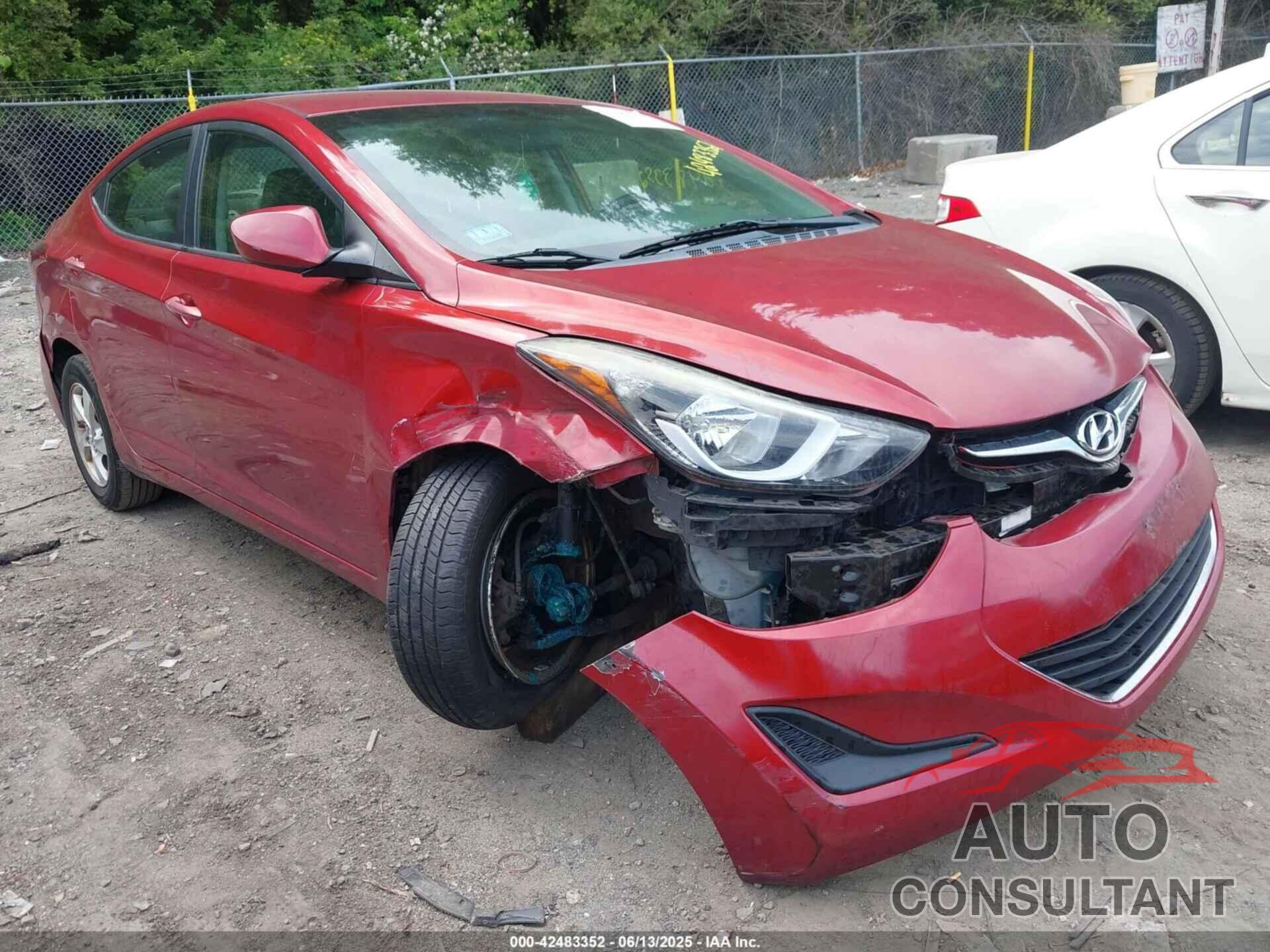 HYUNDAI ELANTRA 2015 - 5NPDH4AE8FH605410