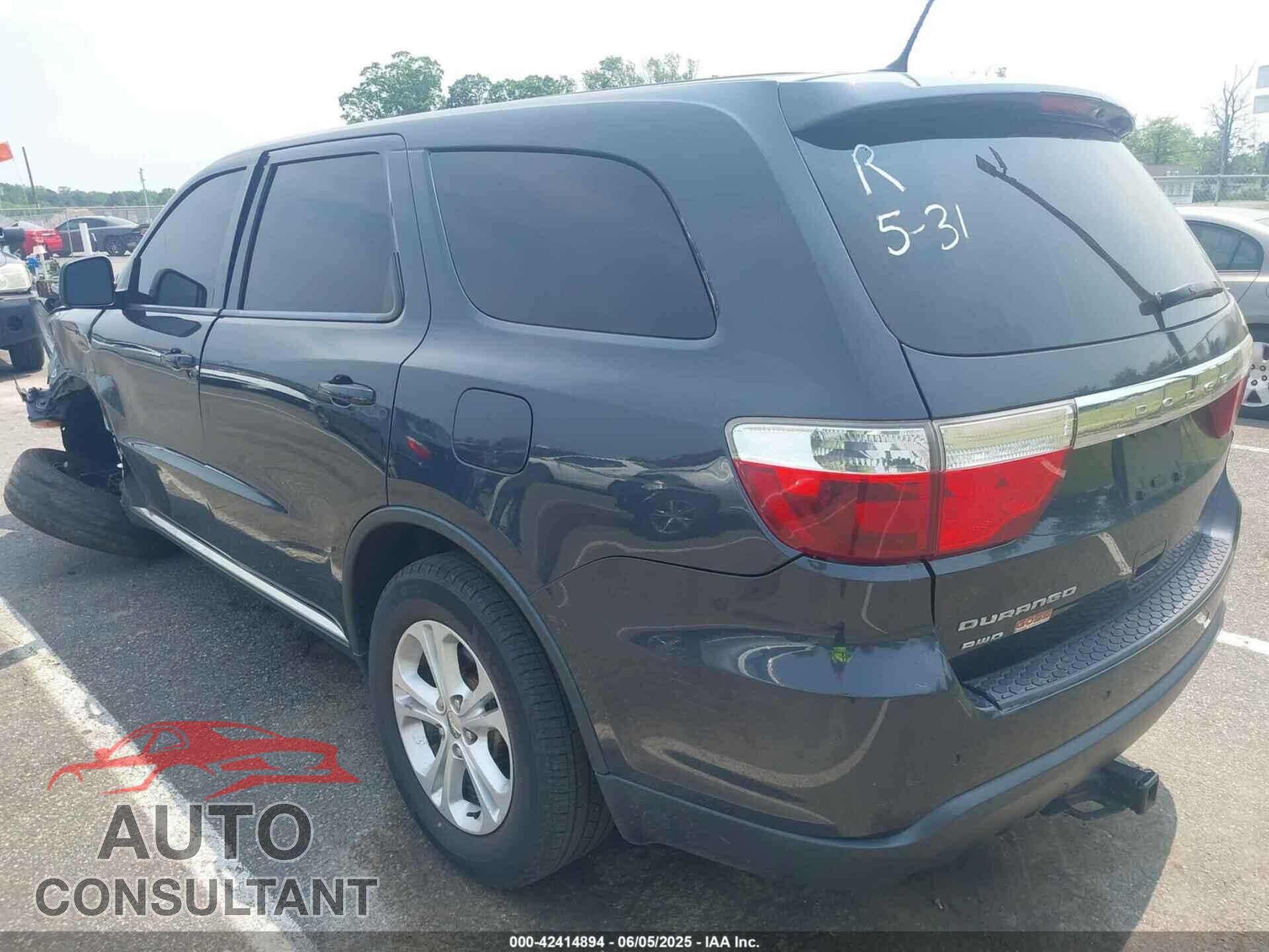 DODGE DURANGO 2013 - 1C4RDJAG9DC678845