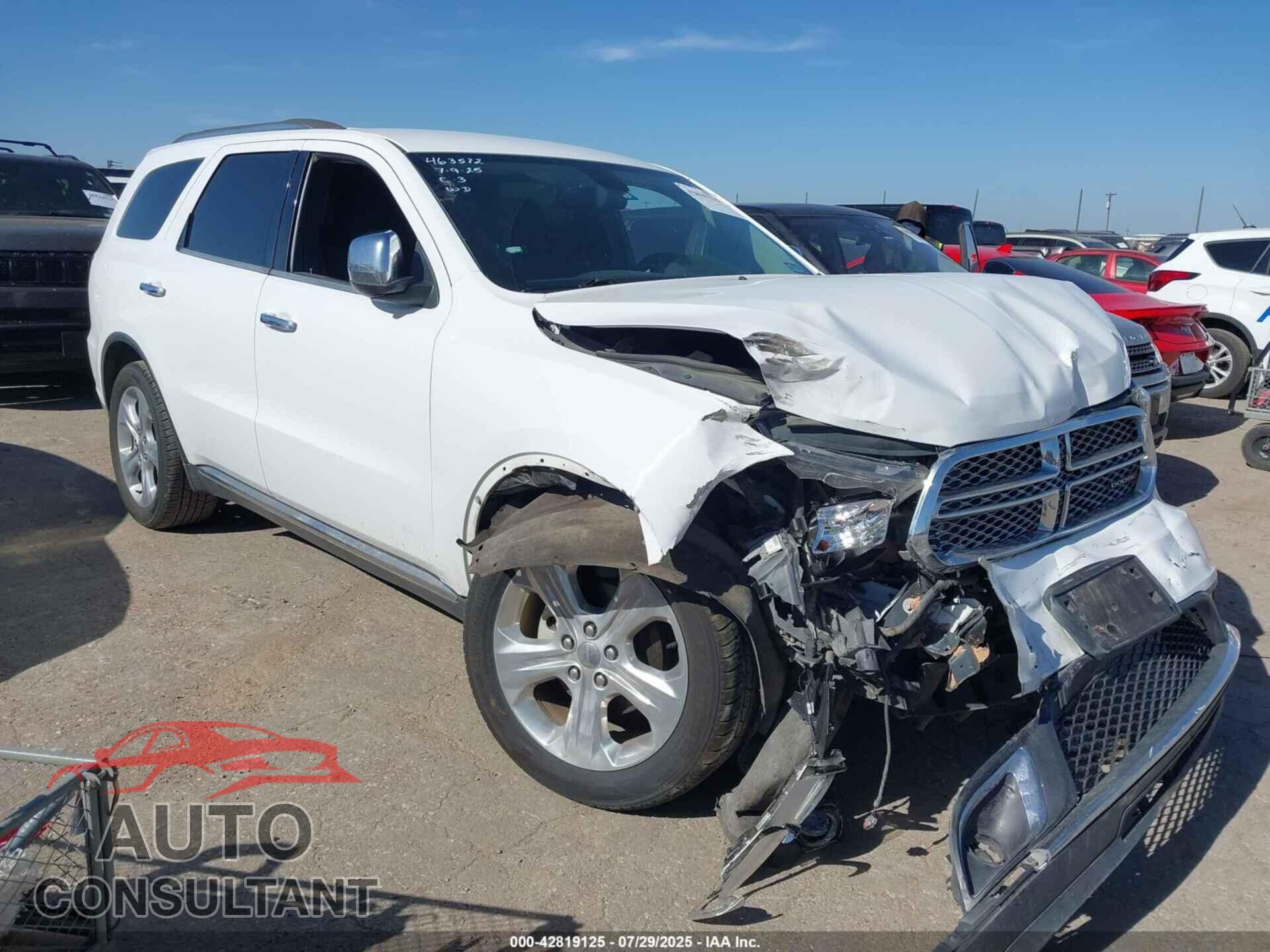 DODGE DURANGO 2014 - 1C4RDHAG8EC596549