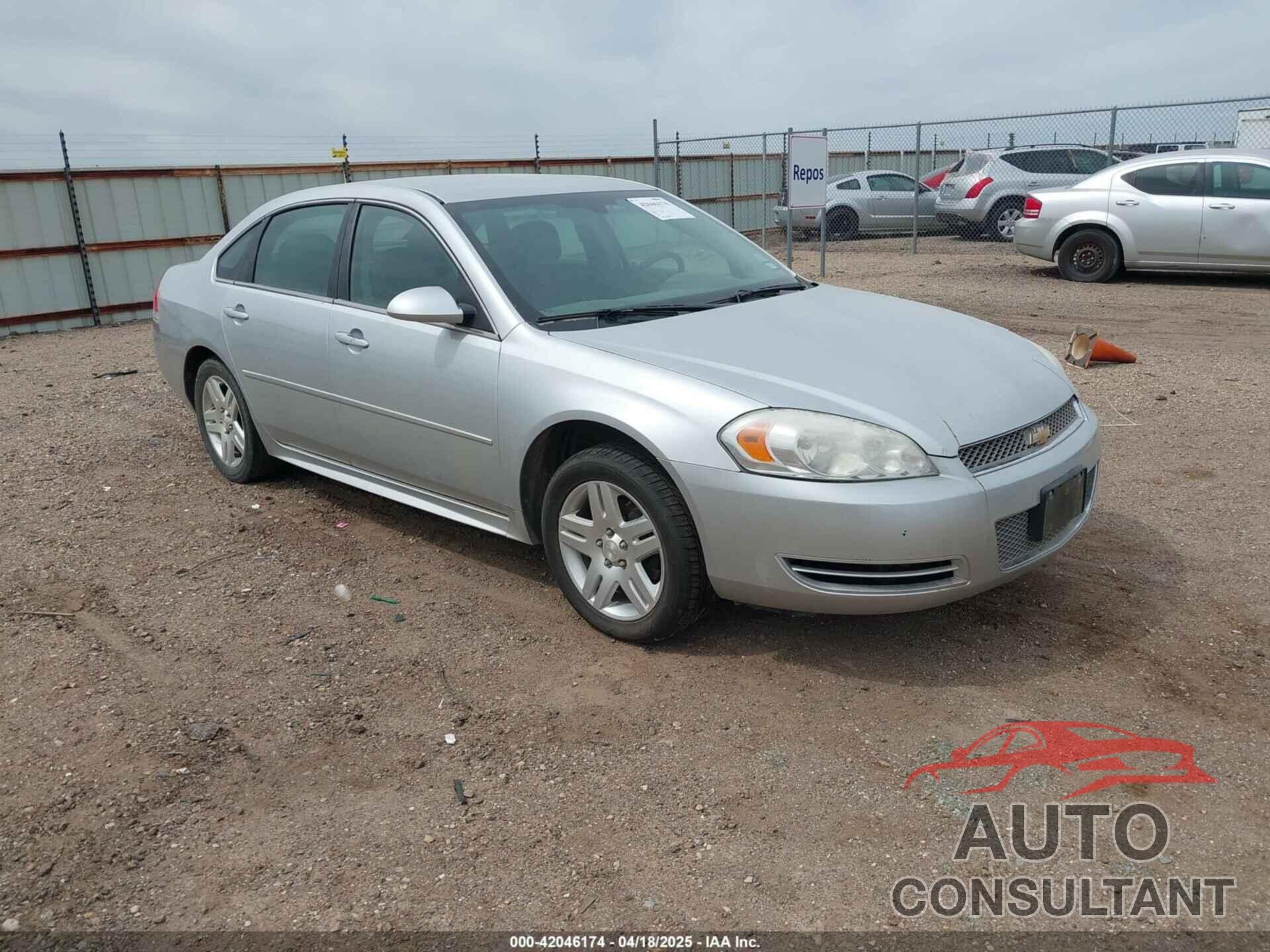 CHEVROLET IMPALA 2012 - 2G1WG5E33C1264630