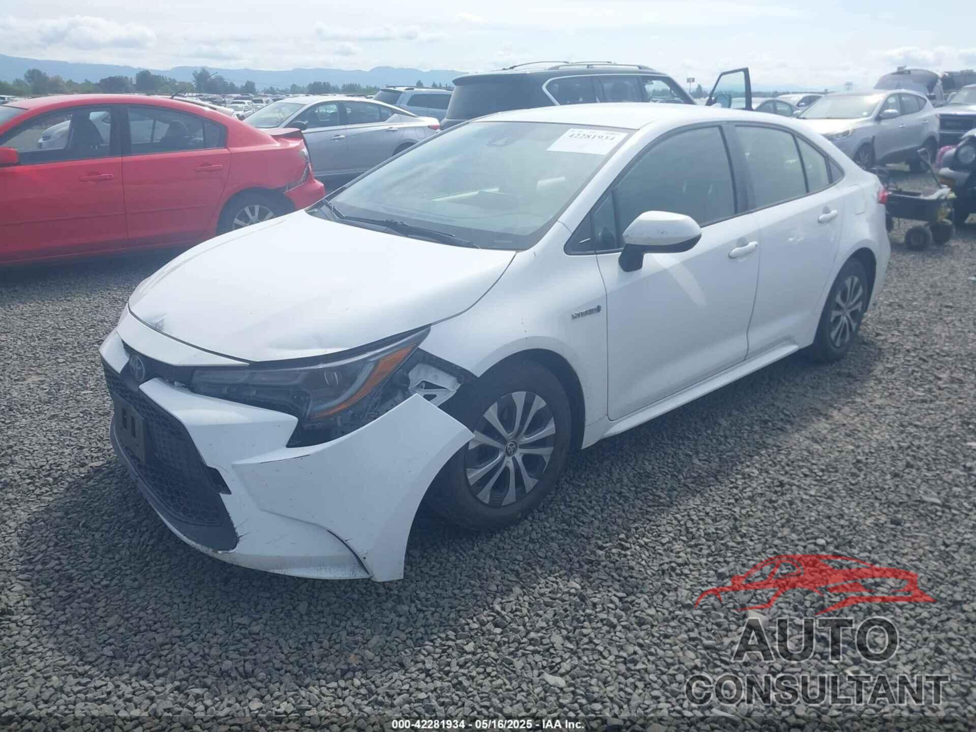 TOYOTA COROLLA 2021 - JTDEAMDE6MJ002447