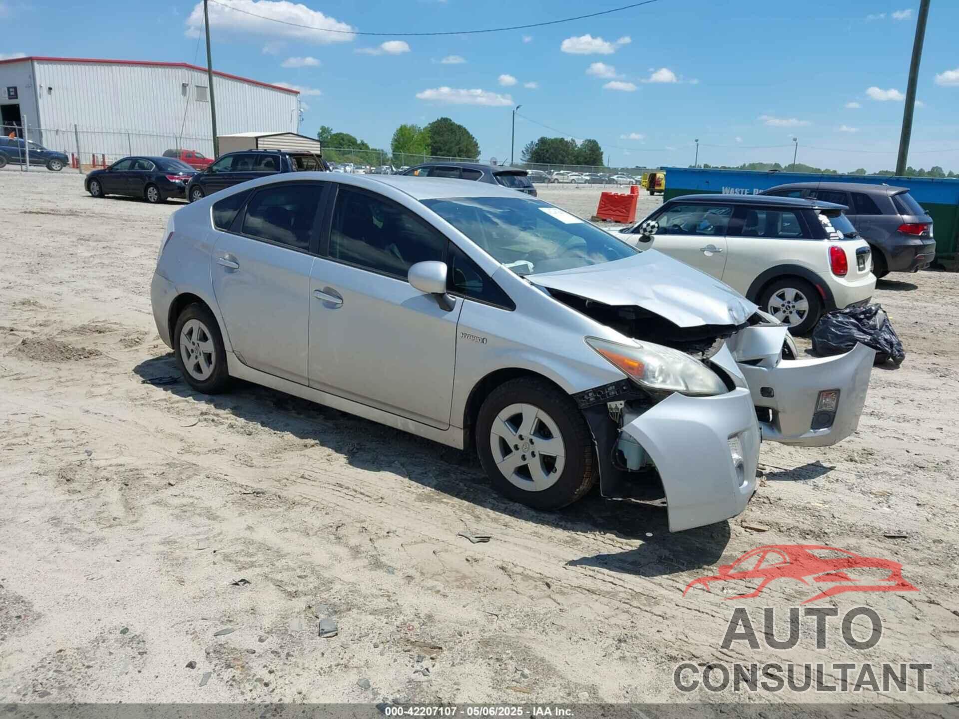 TOYOTA PRIUS 2010 - JTDKN3DUXA0025305
