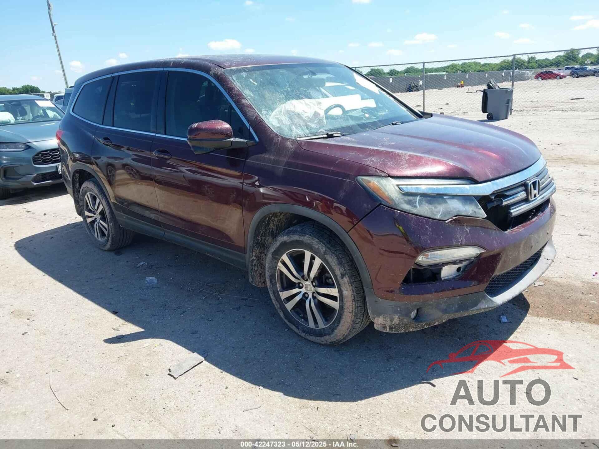HONDA PILOT 2016 - 5FNYF5H86GB056187