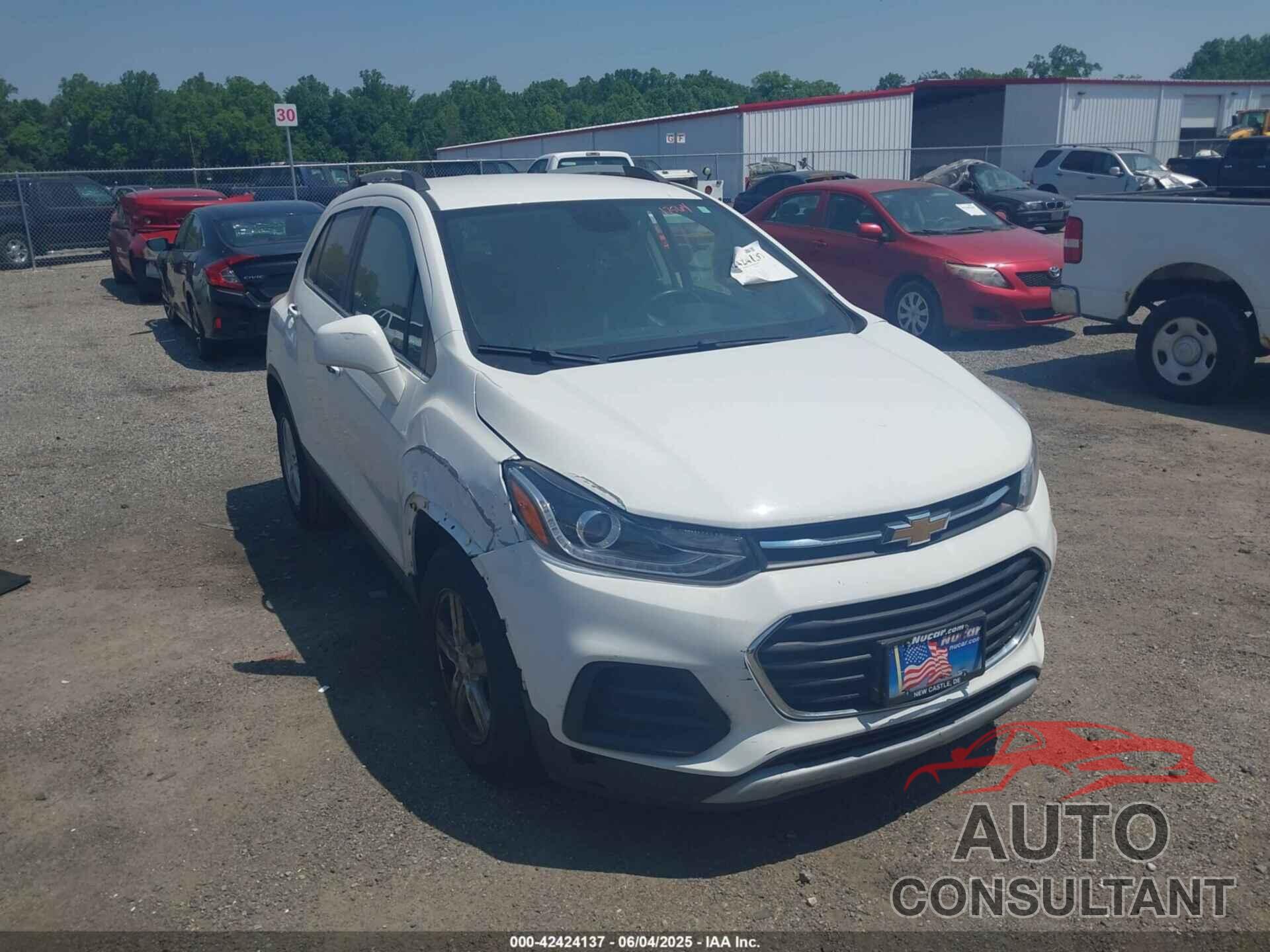 CHEVROLET TRAX 2018 - KL7CJLSB8JB596939
