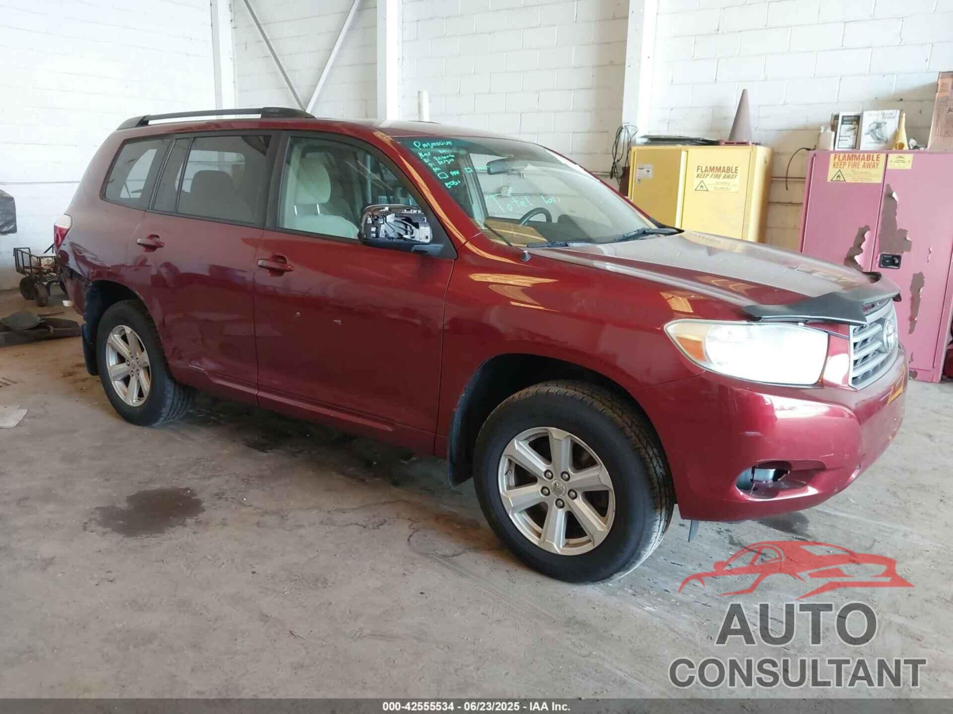 TOYOTA HIGHLANDER 2010 - 5TDBK3EH8AS006033