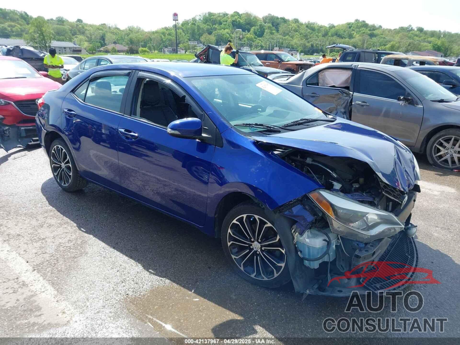 TOYOTA COROLLA 2014 - 5YFBURHE6EP106113