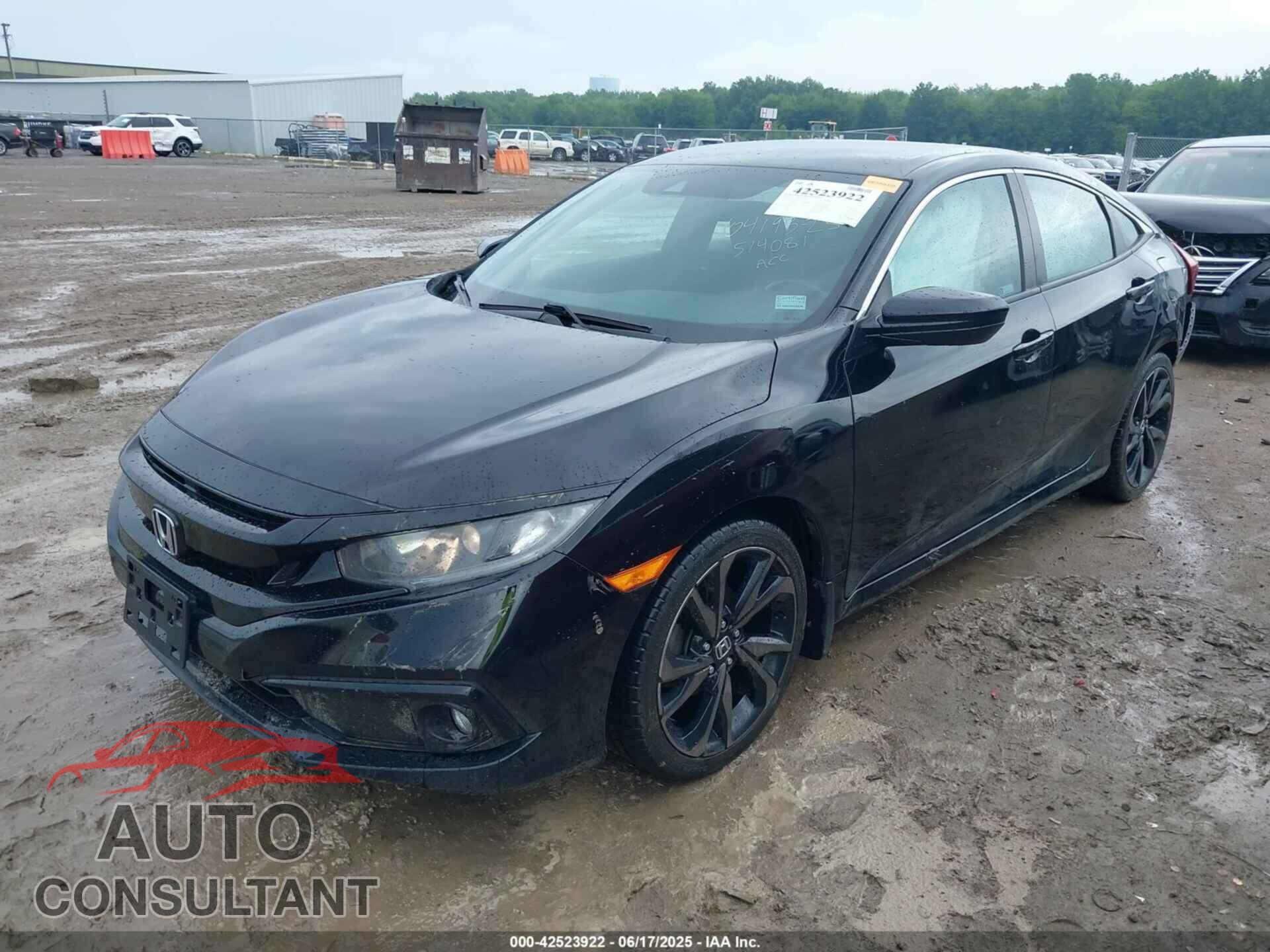 HONDA CIVIC 2019 - 2HGFC2F85KH514081