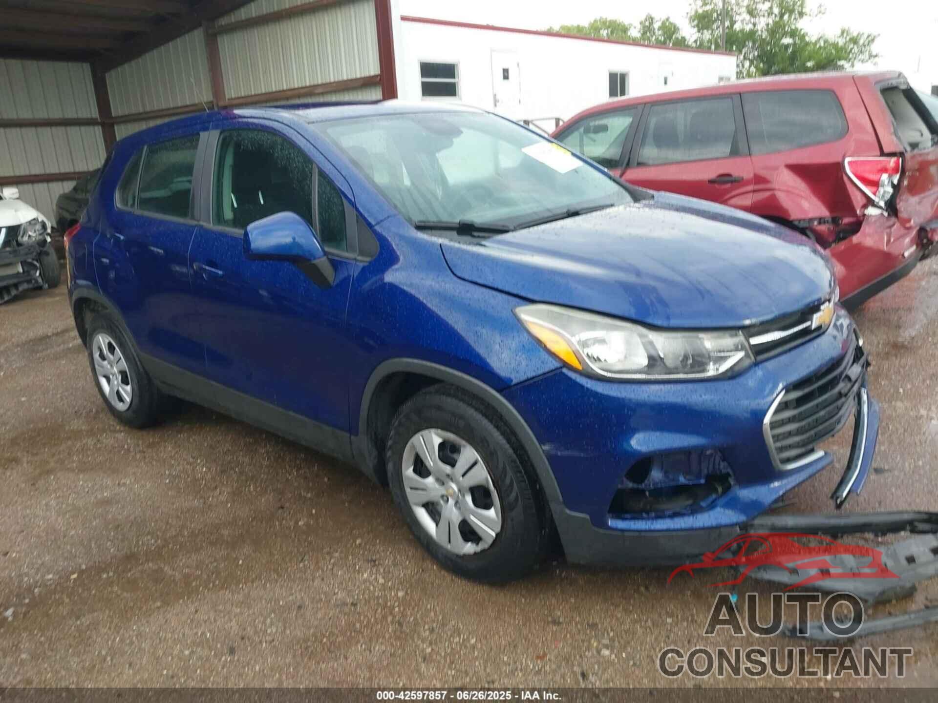 CHEVROLET TRAX 2017 - 3GNCJKSB6HL186542