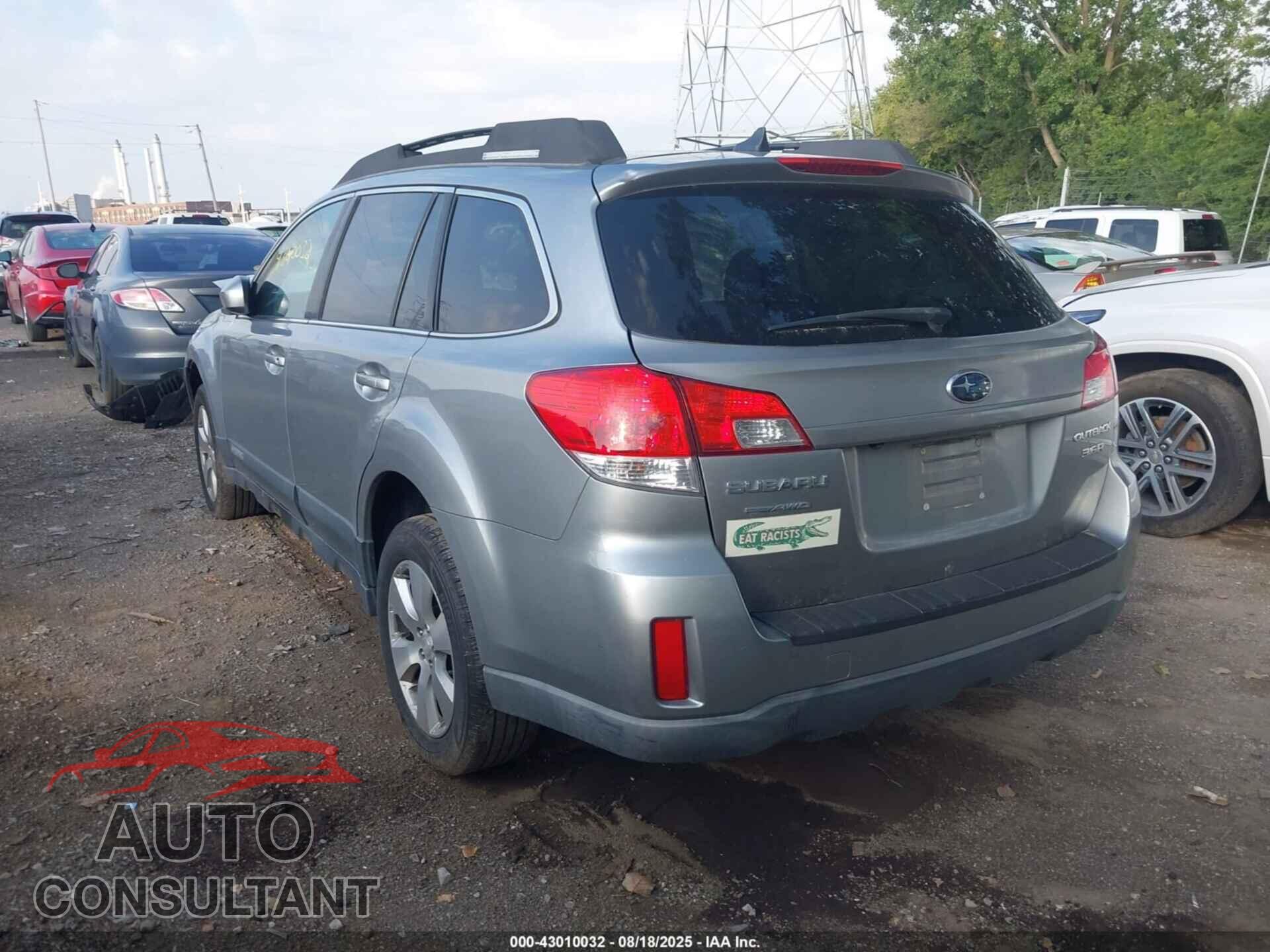 SUBARU OUTBACK 2011 - 4S4BRDLC0B2357760