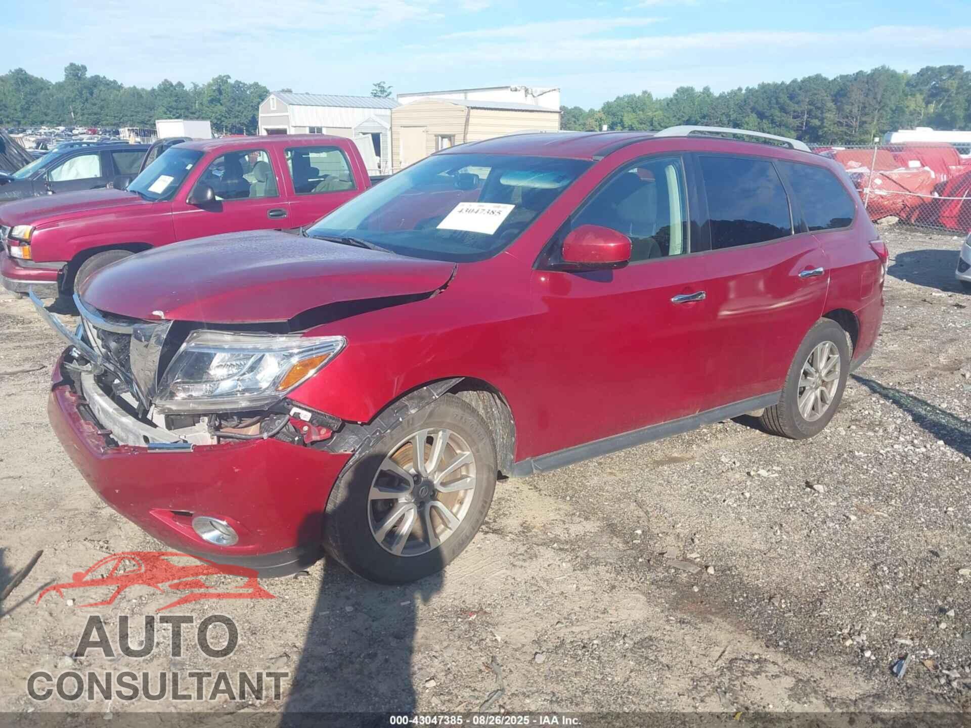NISSAN PATHFINDER 2015 - 5N1AR2MN2FC649121