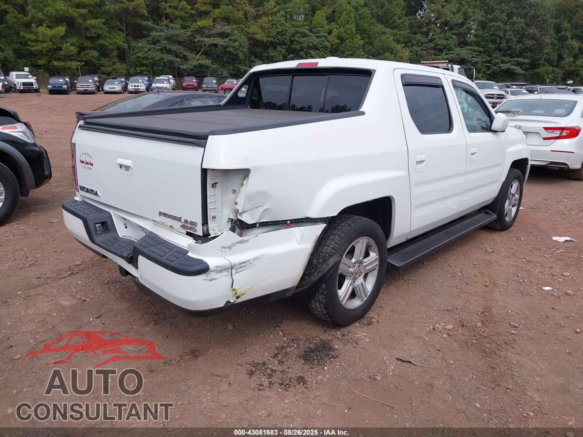 HONDA RIDGELINE 2010 - 5FPYK1F58AB006130