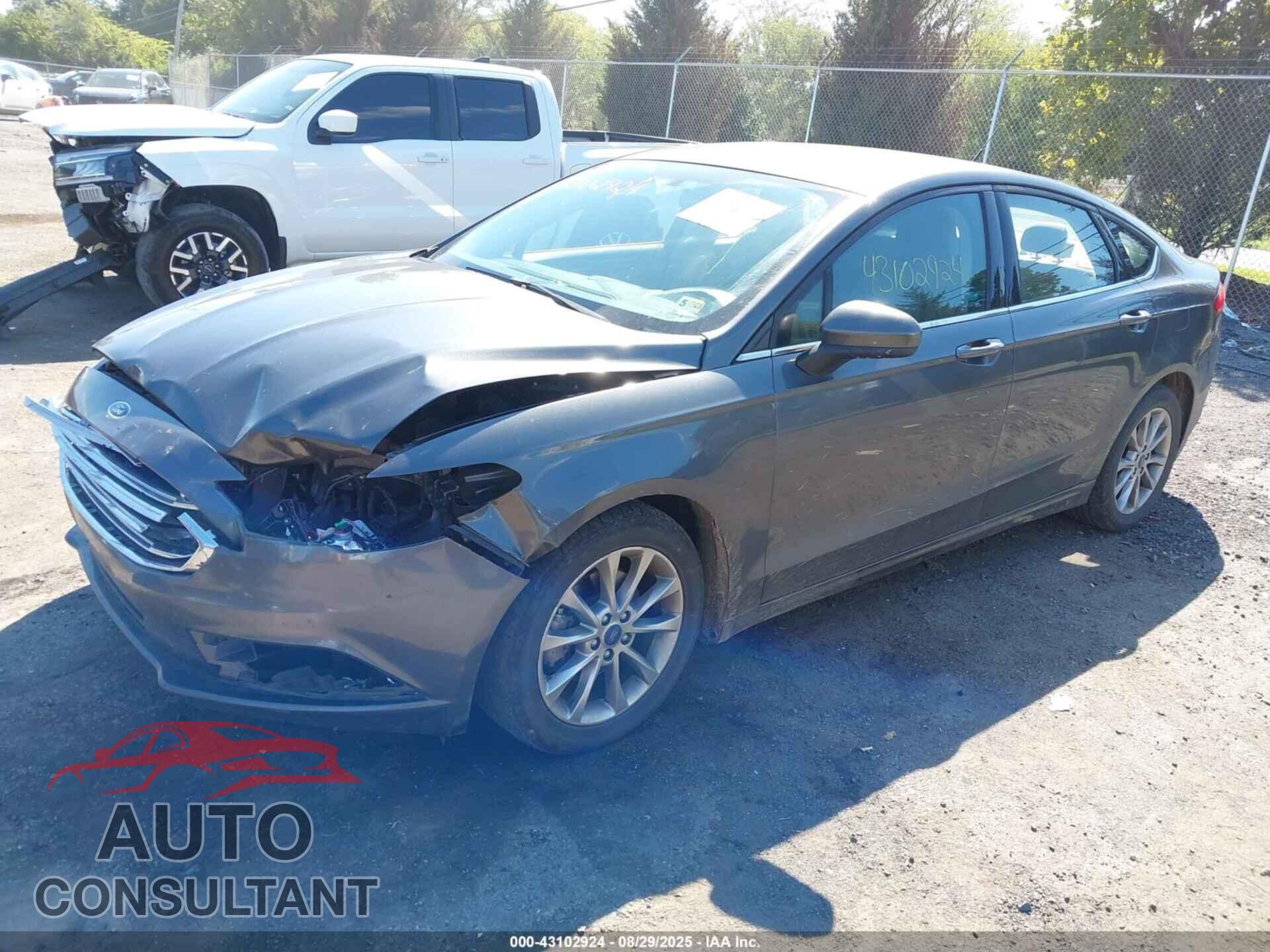 FORD FUSION 2017 - 3FA6P0H72HR219549