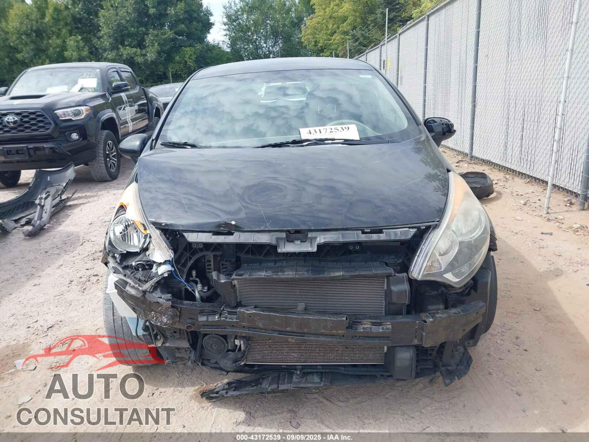 KIA RIO 2013 - KNADM5A31D6261780