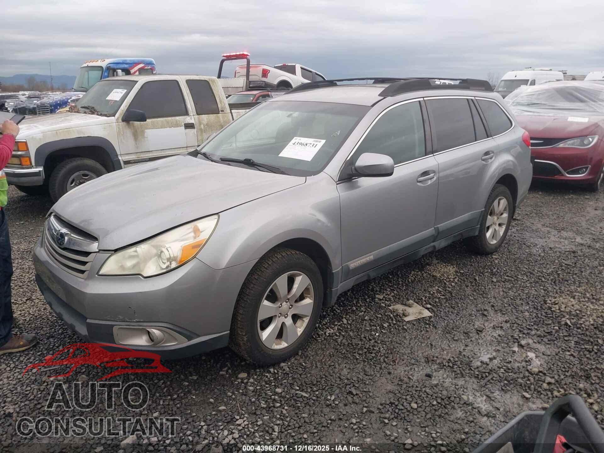 SUBARU OUTBACK 2011 - 4S4BRCCC4B3406284