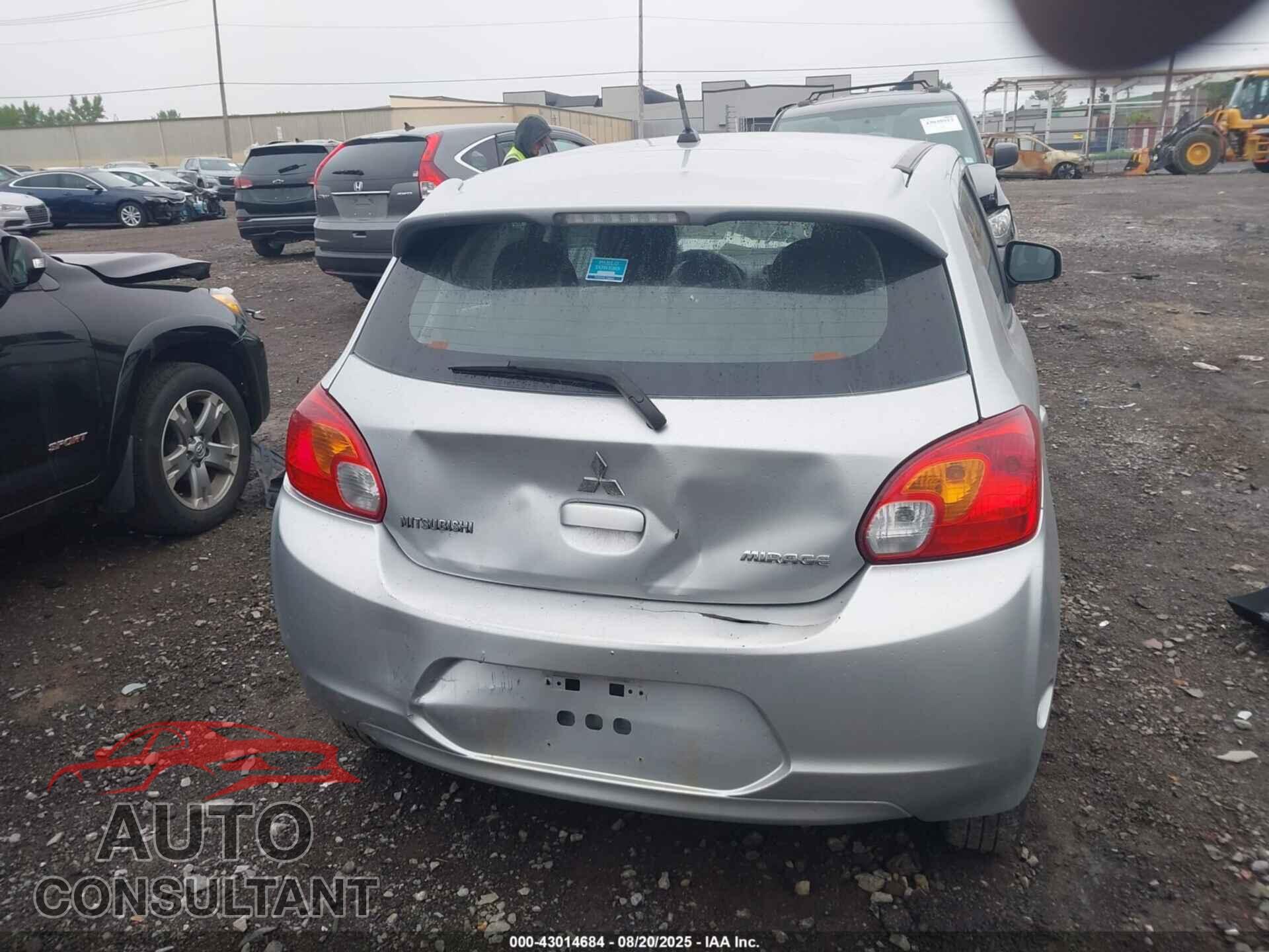 MITSUBISHI MIRAGE 2015 - ML32A3HJ5FH031441