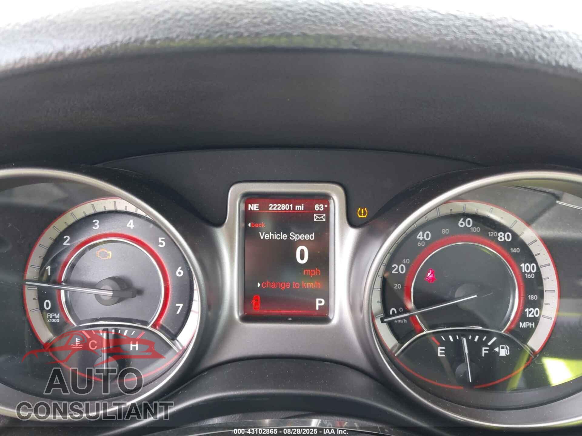 DODGE JOURNEY 2015 - 3C4PDCGB2FT633011