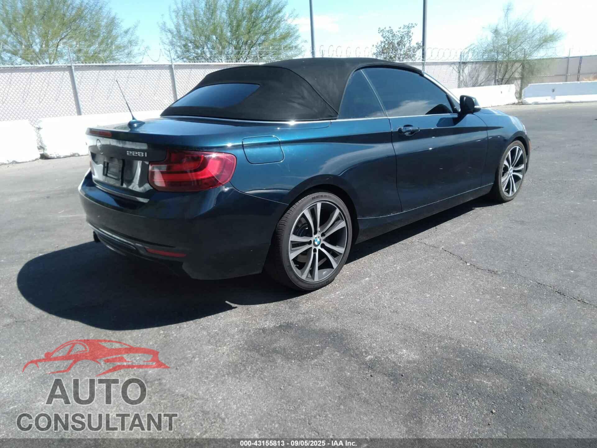 BMW 228I 2016 - WBA1L9C58GV324315