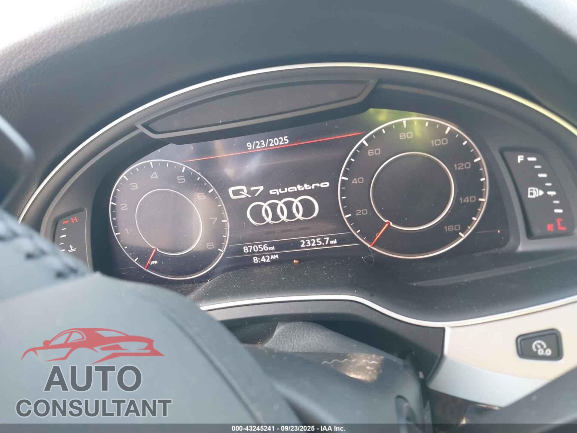 AUDI Q7 2019 - WA1LHBF74KD027553