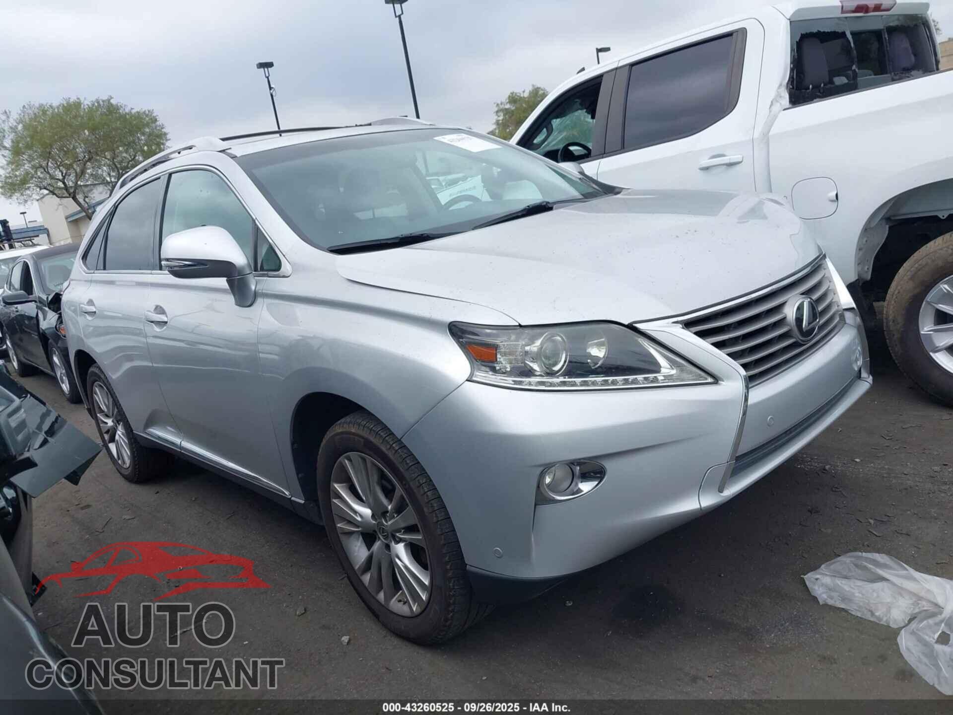 LEXUS RX 350 2013 - 2T2BK1BA0DC225346