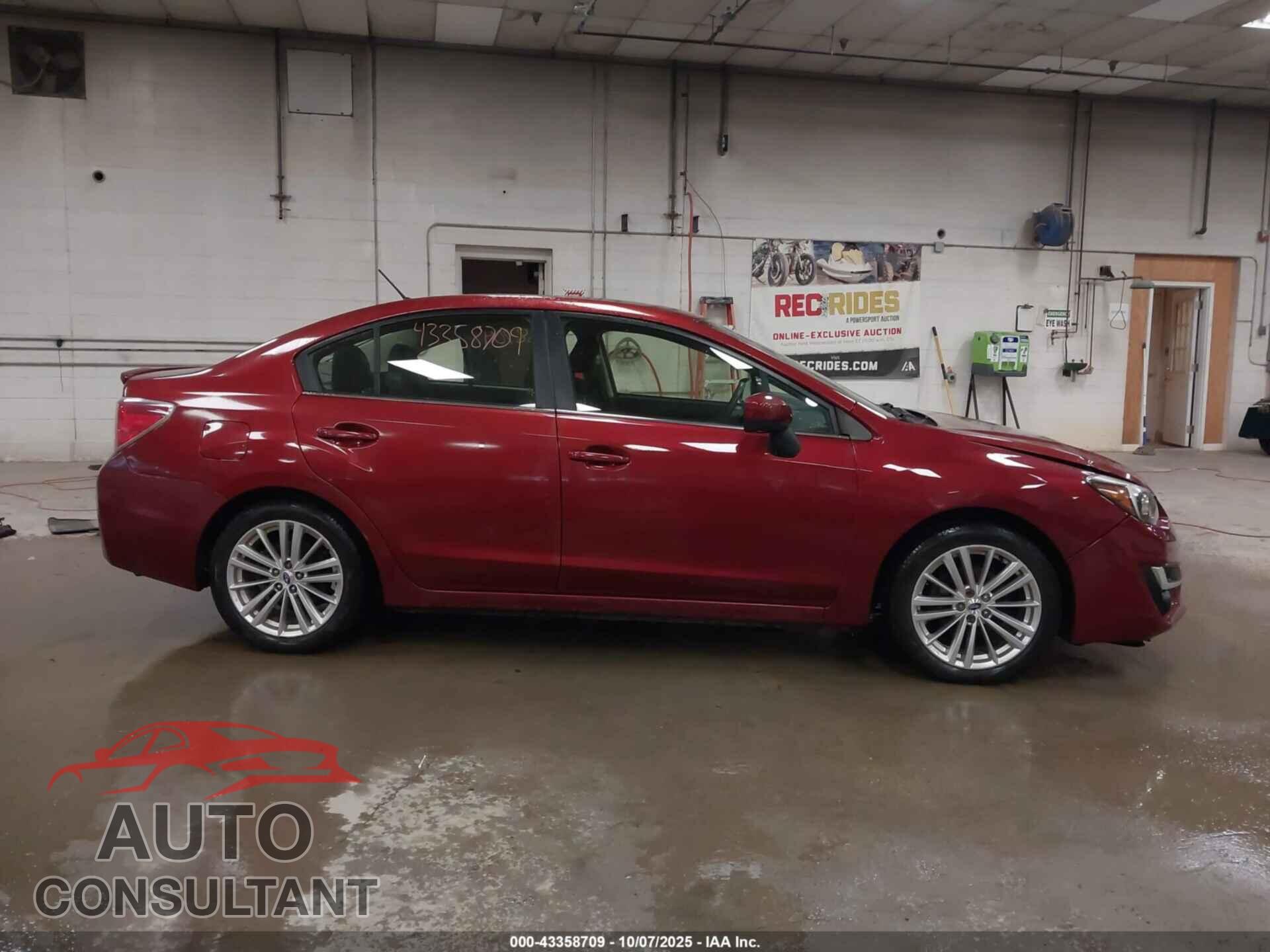 SUBARU IMPREZA 2016 - JF1GJAF64GH002865