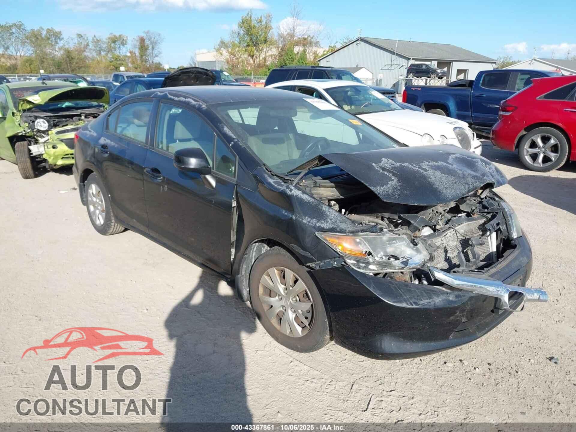 HONDA CIVIC 2012 - 2HGFB2F59CH571507