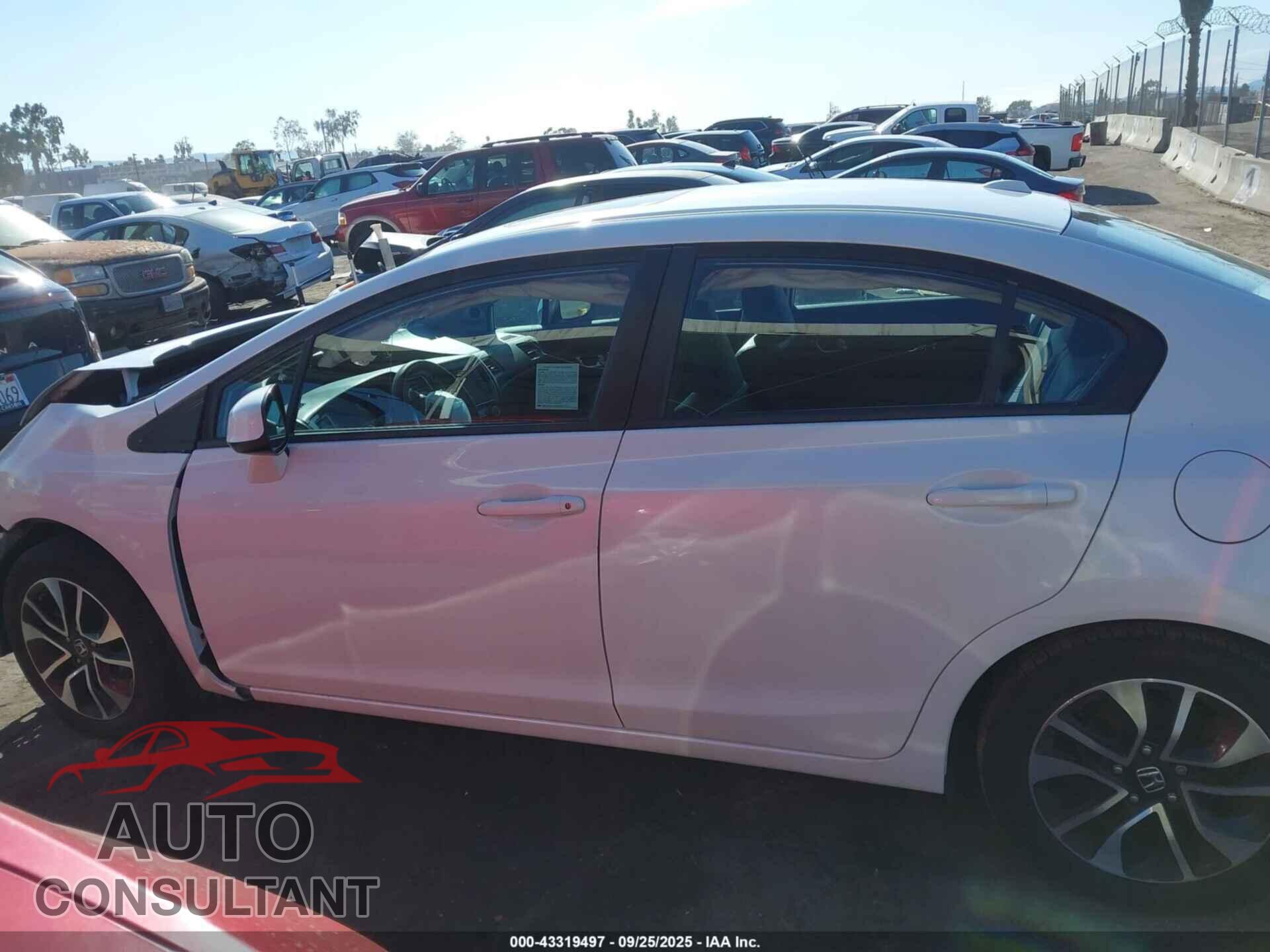 HONDA CIVIC 2013 - 19XFB2F99DE246757