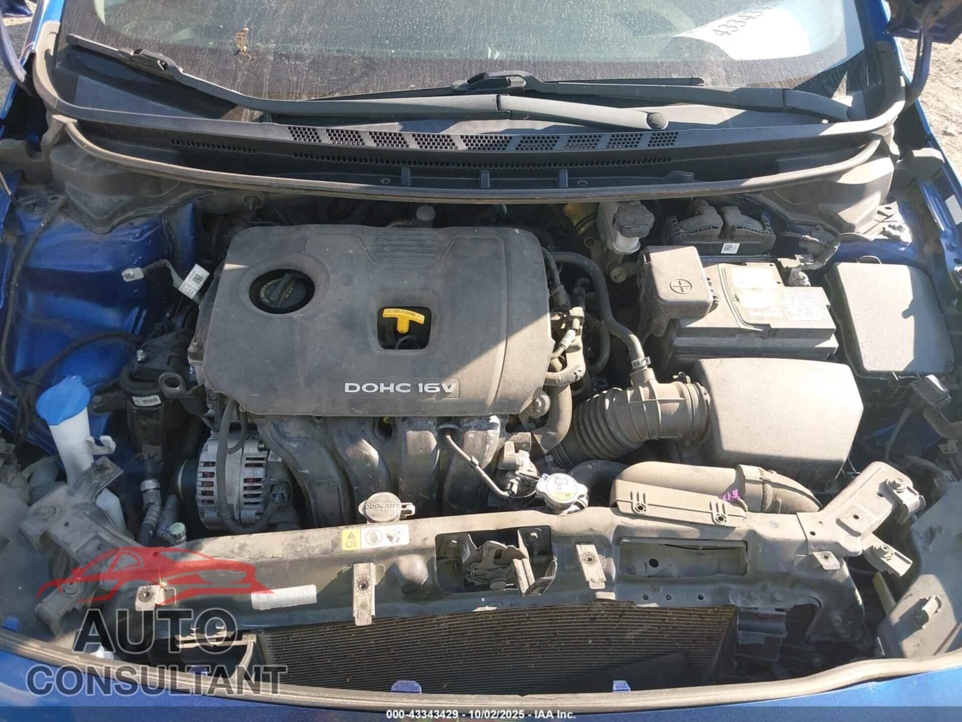 KIA FORTE 2017 - 3KPFK4A7XHE114159