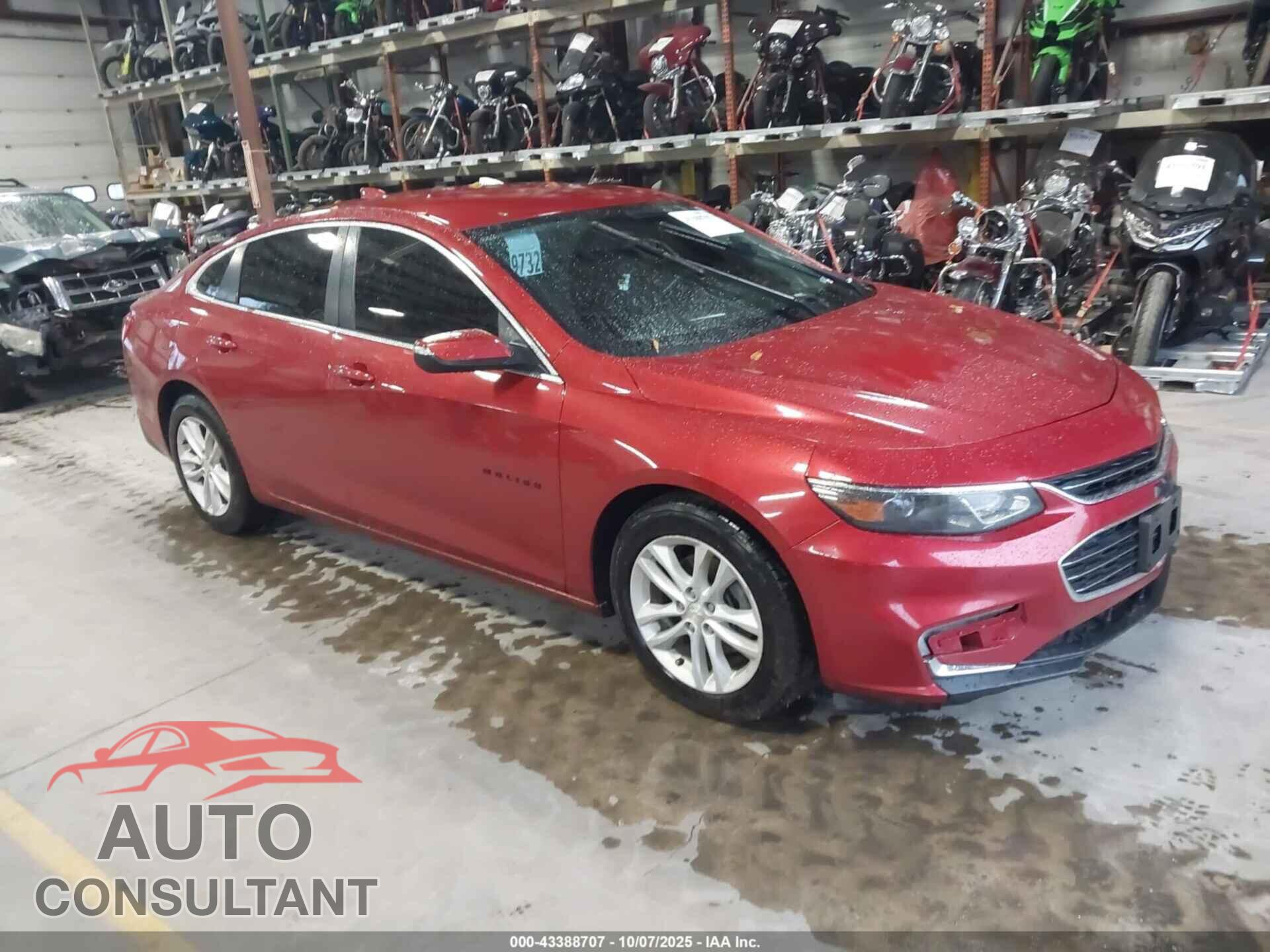 CHEVROLET MALIBU HYBRID 2016 - 1G1ZJ5SU0GF310084